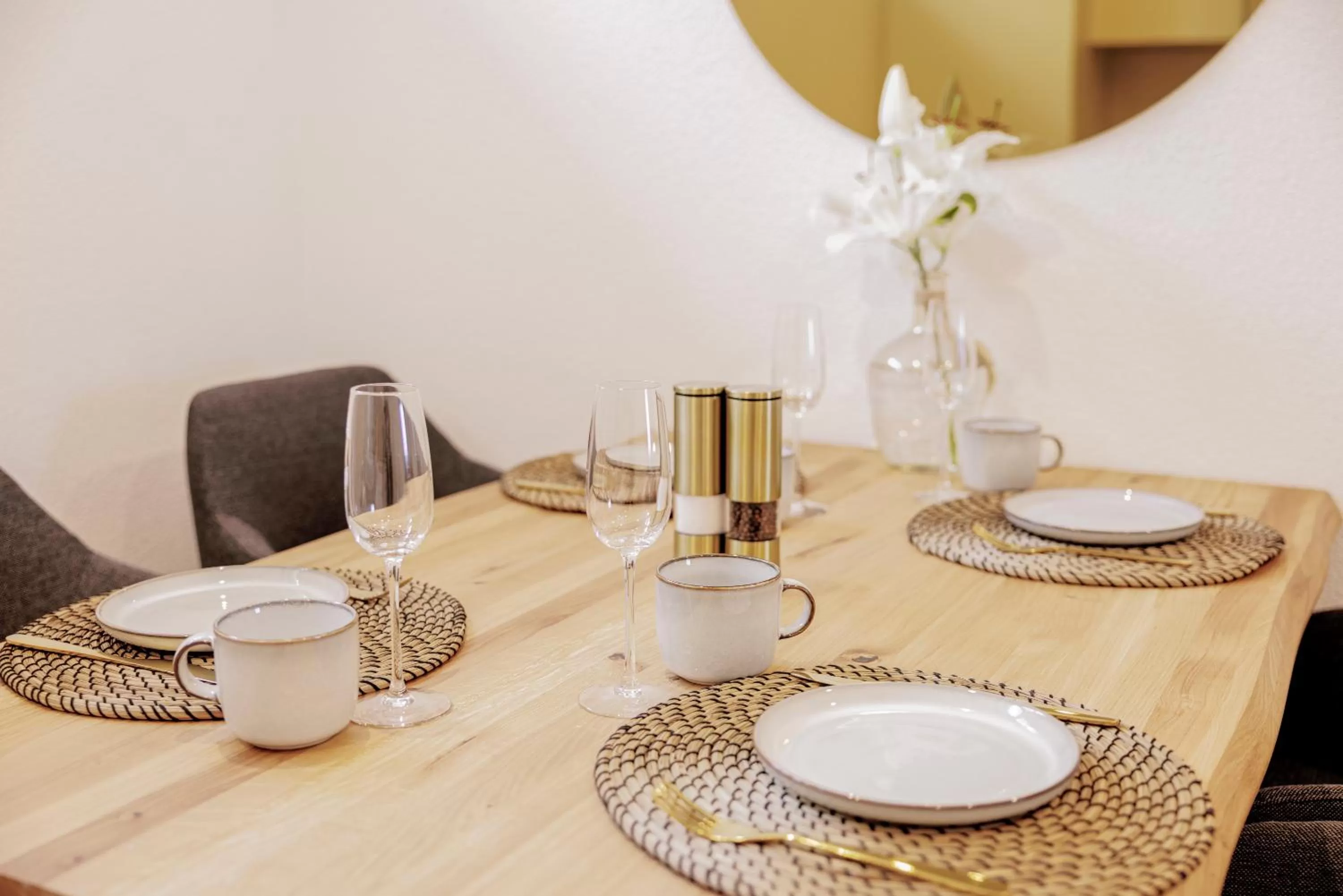 Living room in VISIMO Apartments St Georgen-Strasse St Gallen - Design City Nature