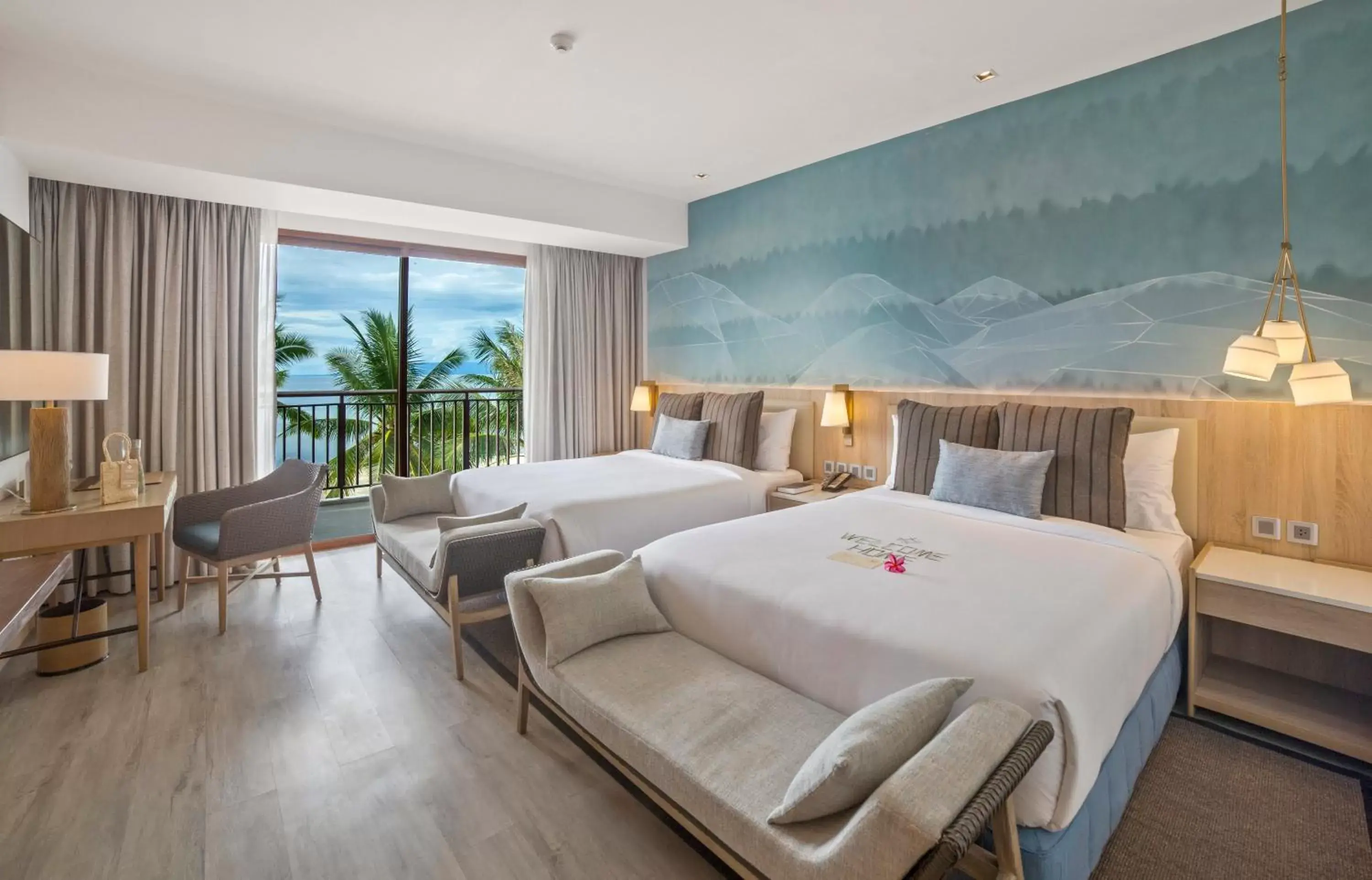 Deluxe Double or Twin Room with Balcony in Modala Beach Resort Deluxe Double or Twin Room with Balcony in Modala Beach Resort