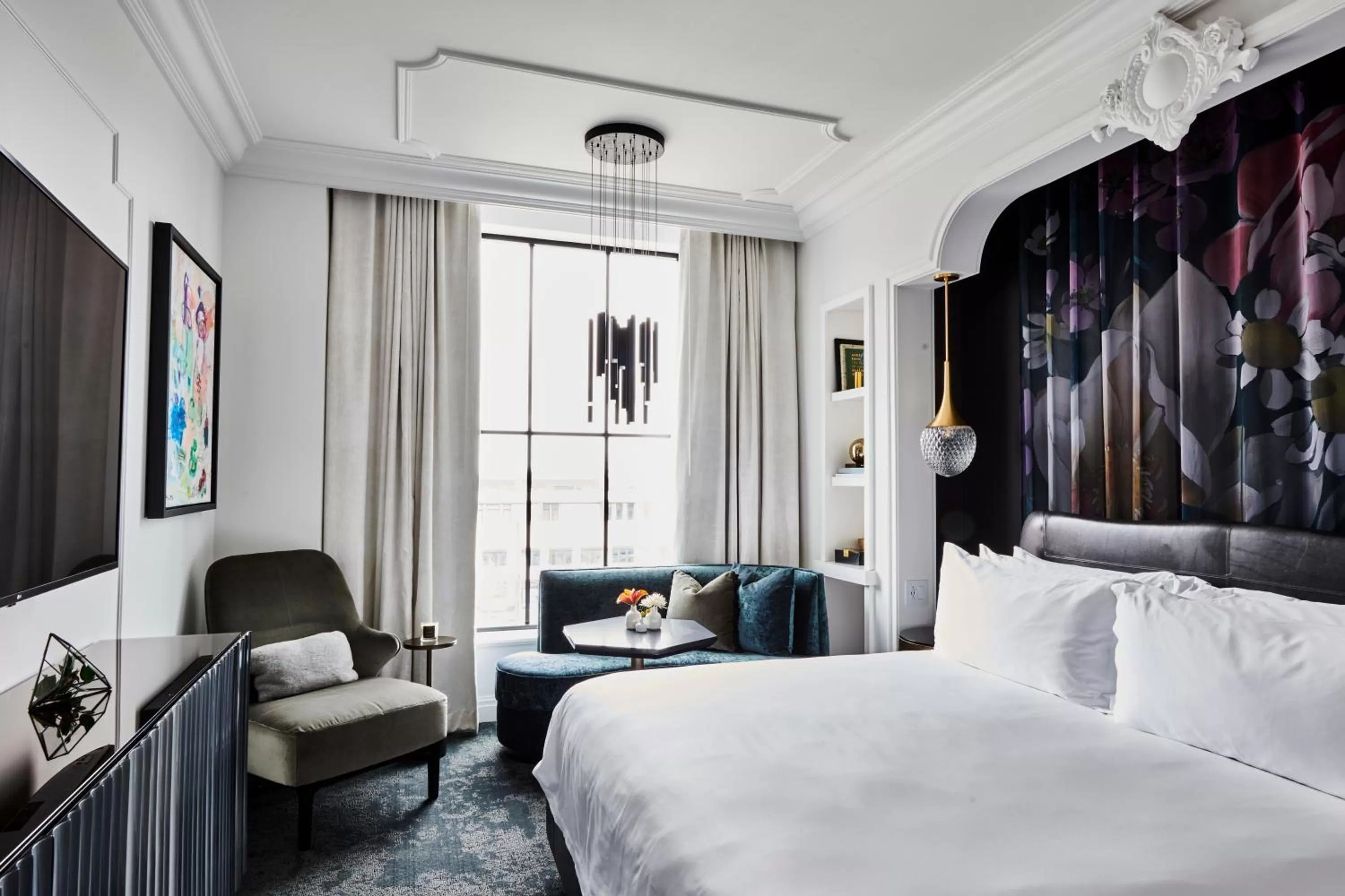 Bed in Daxton Hotel Birmingham, Curio Collection by Hilton