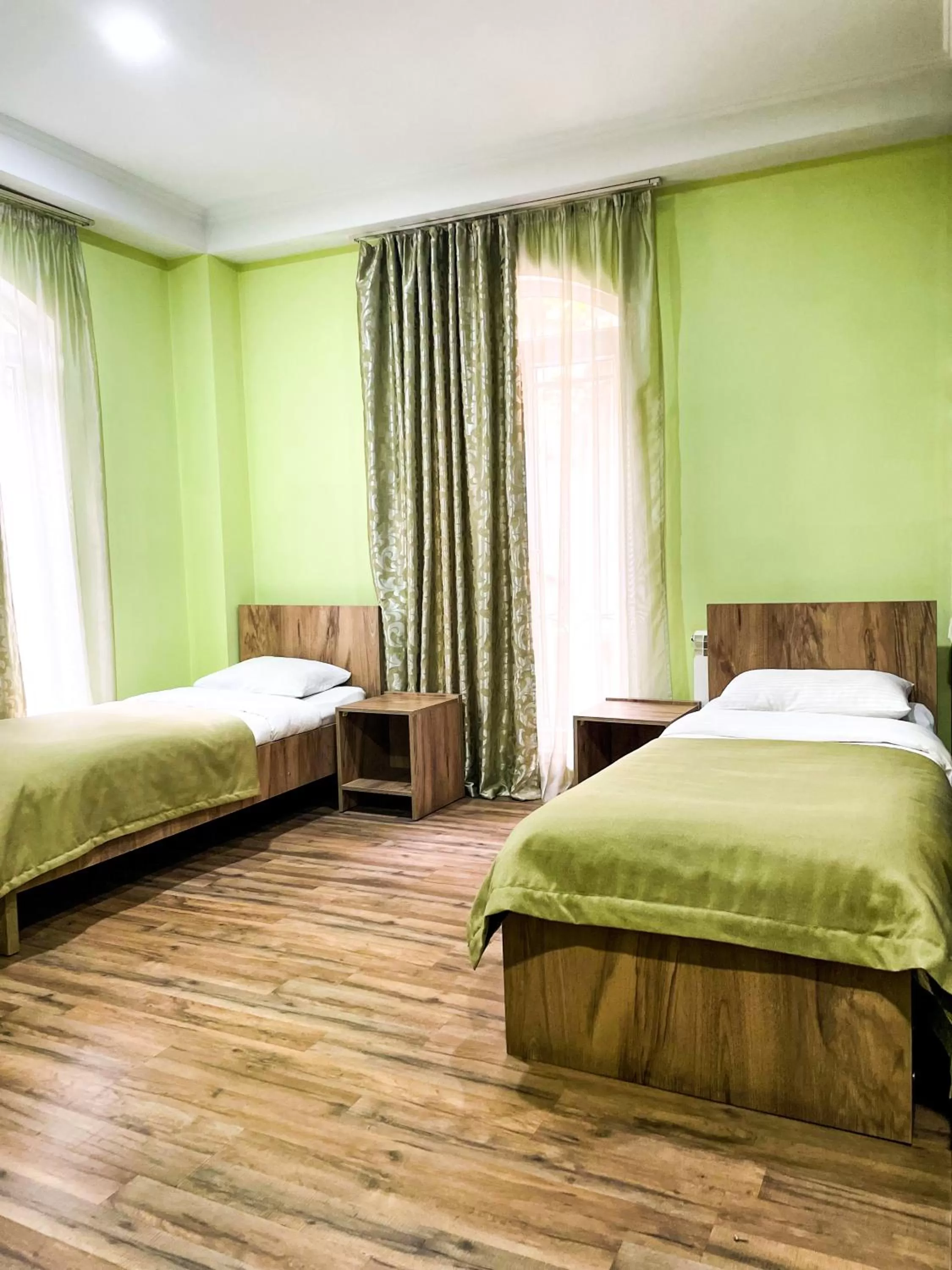 Bed in Hotel Dcorner