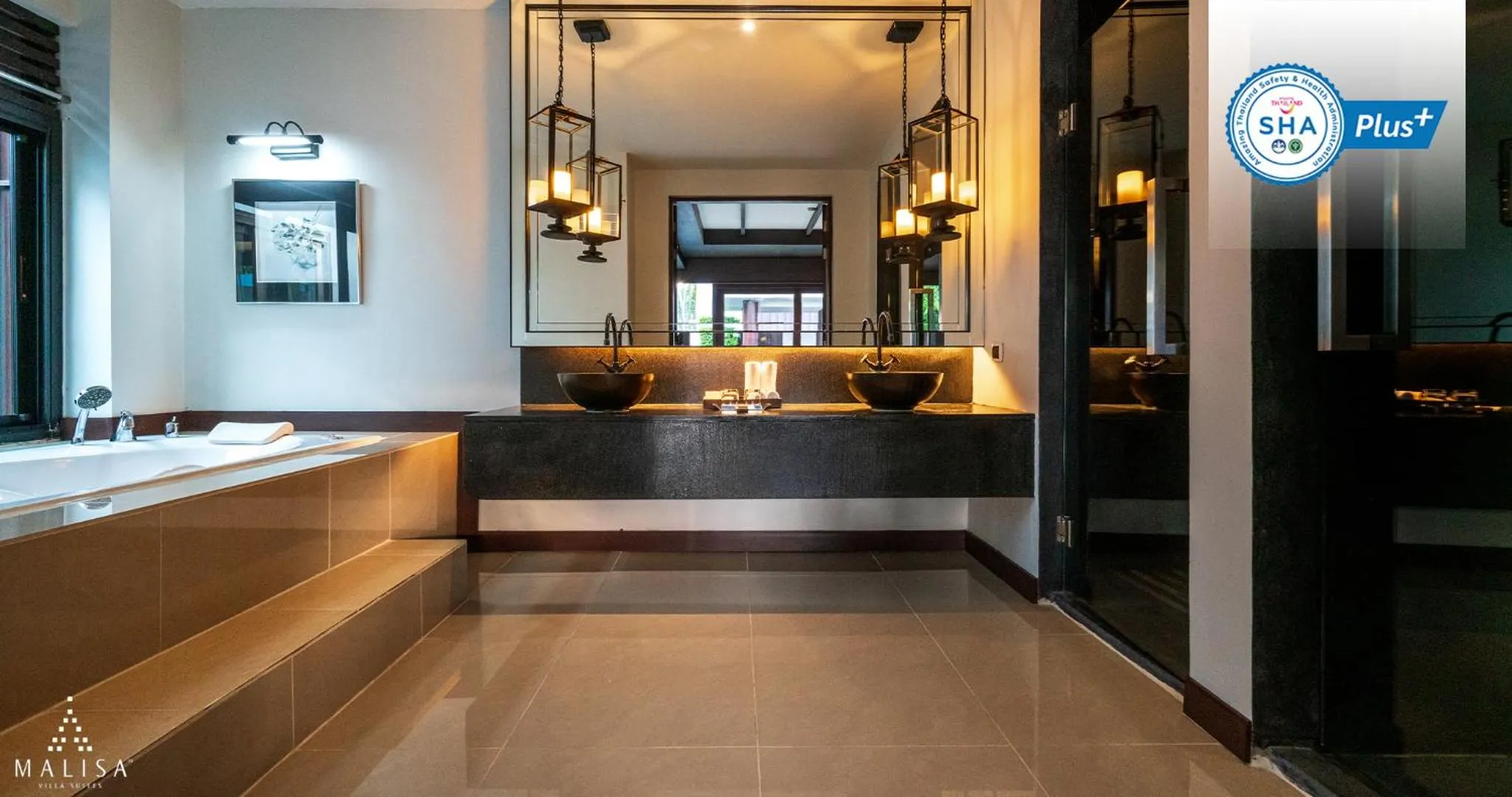 Shower in Malisa Villa Suites - SHA Extra Plus