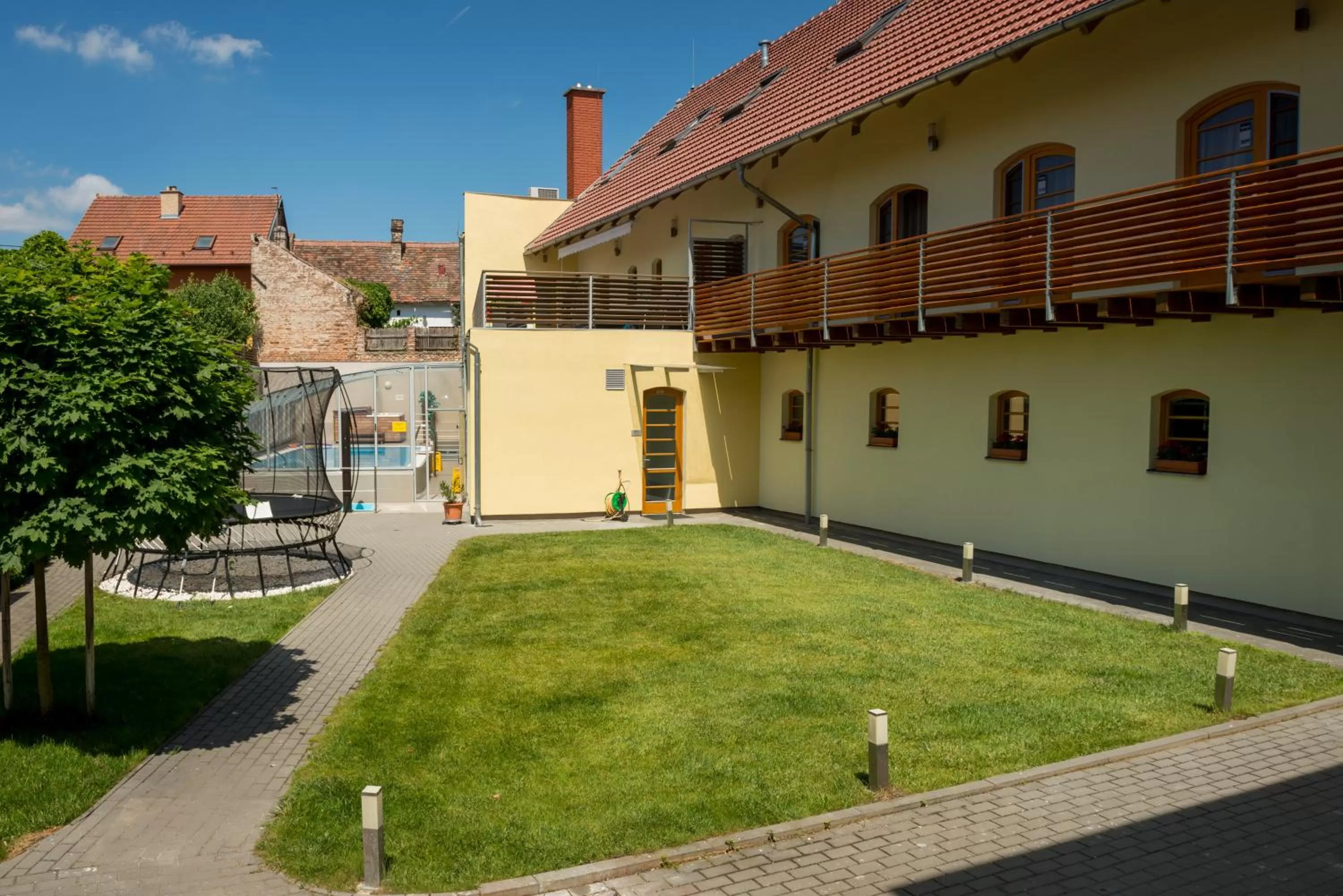 Garden, Property Building in Relax Hotel Stork