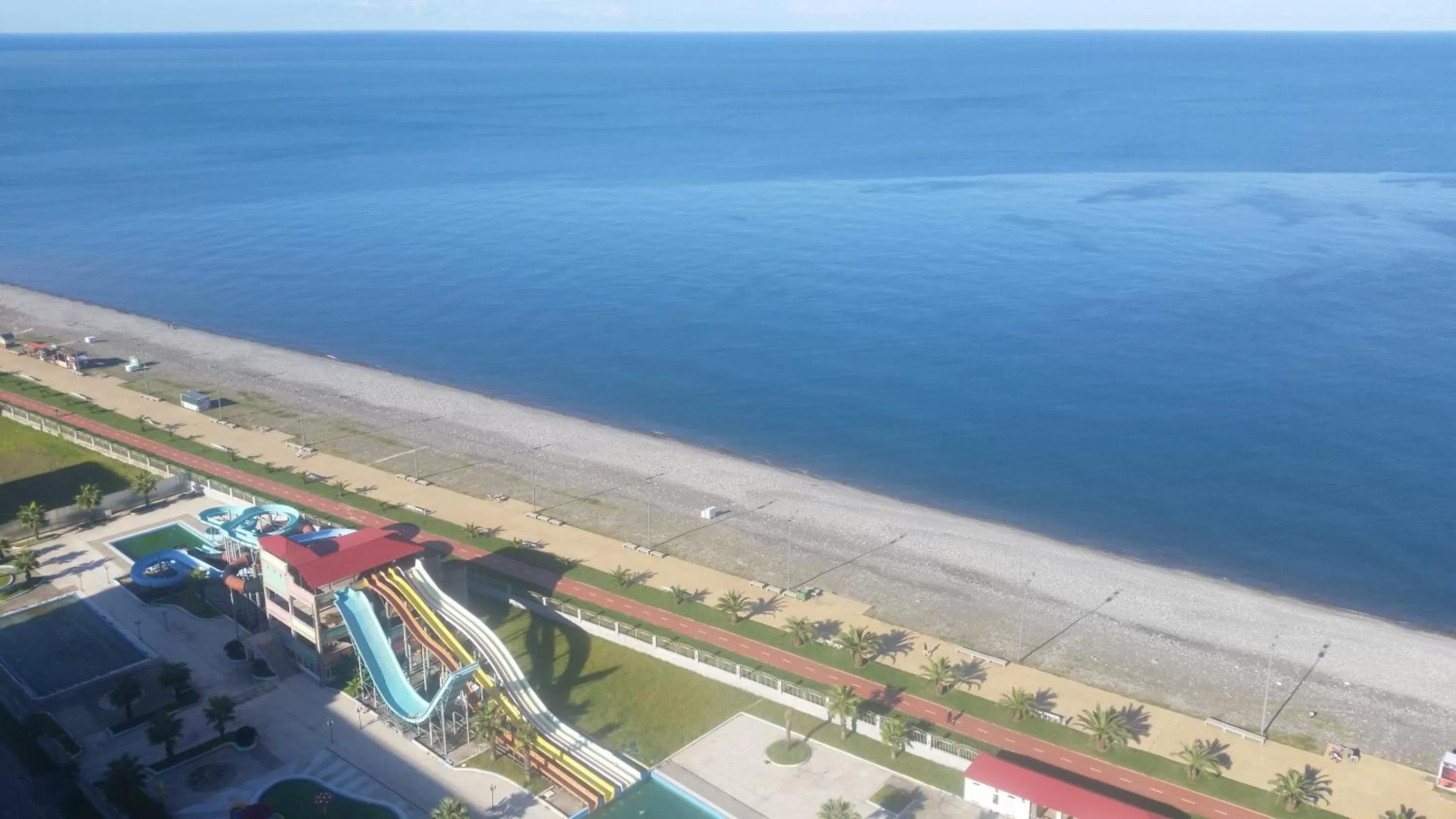 Children play ground, Bird's-eye View in PURE WELLNESS SEA-VIEW Beluga & Dolphin Luxury HOTEL apartments