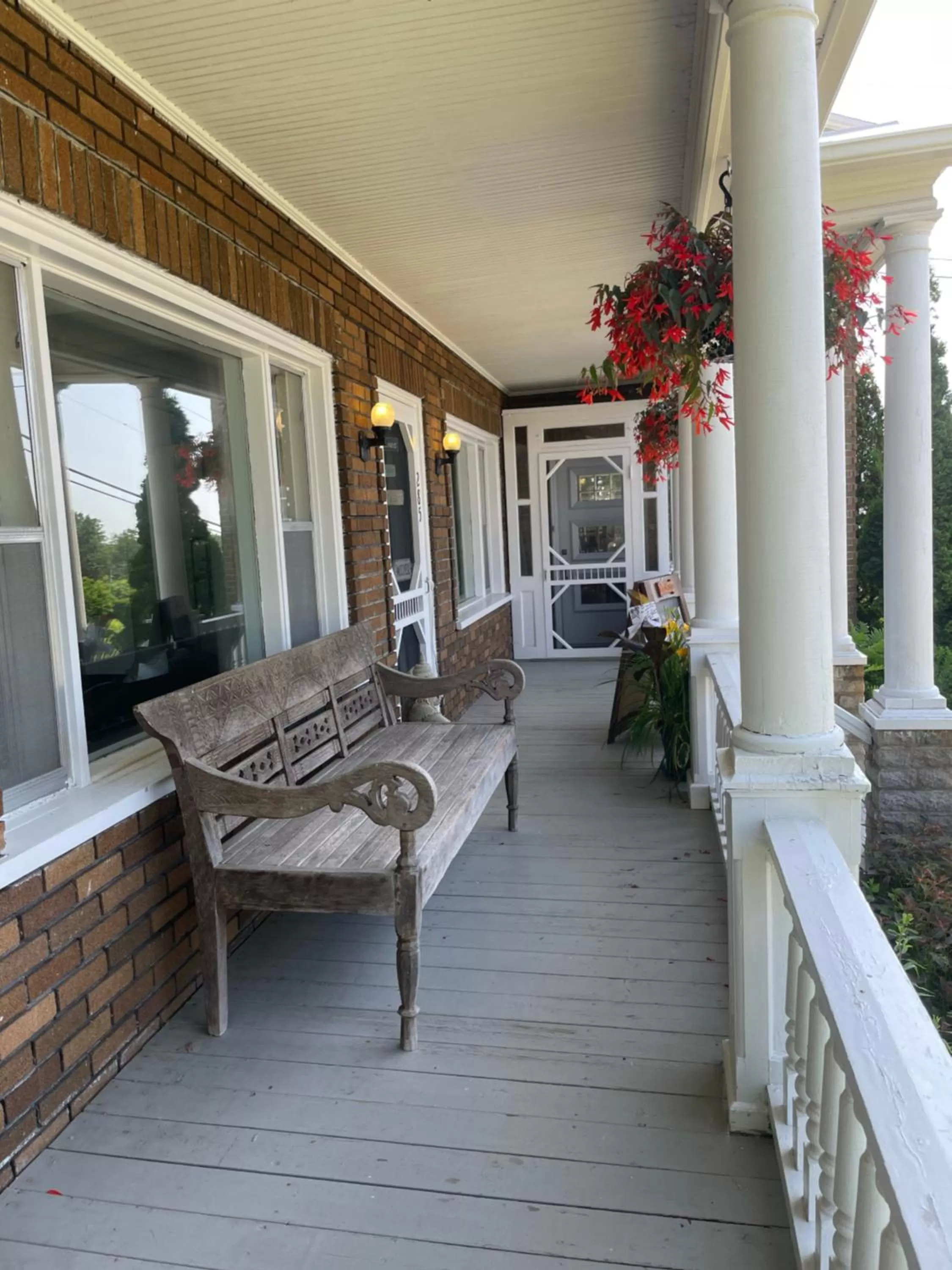 Balcony/Terrace in Hôtel Le Rustique
