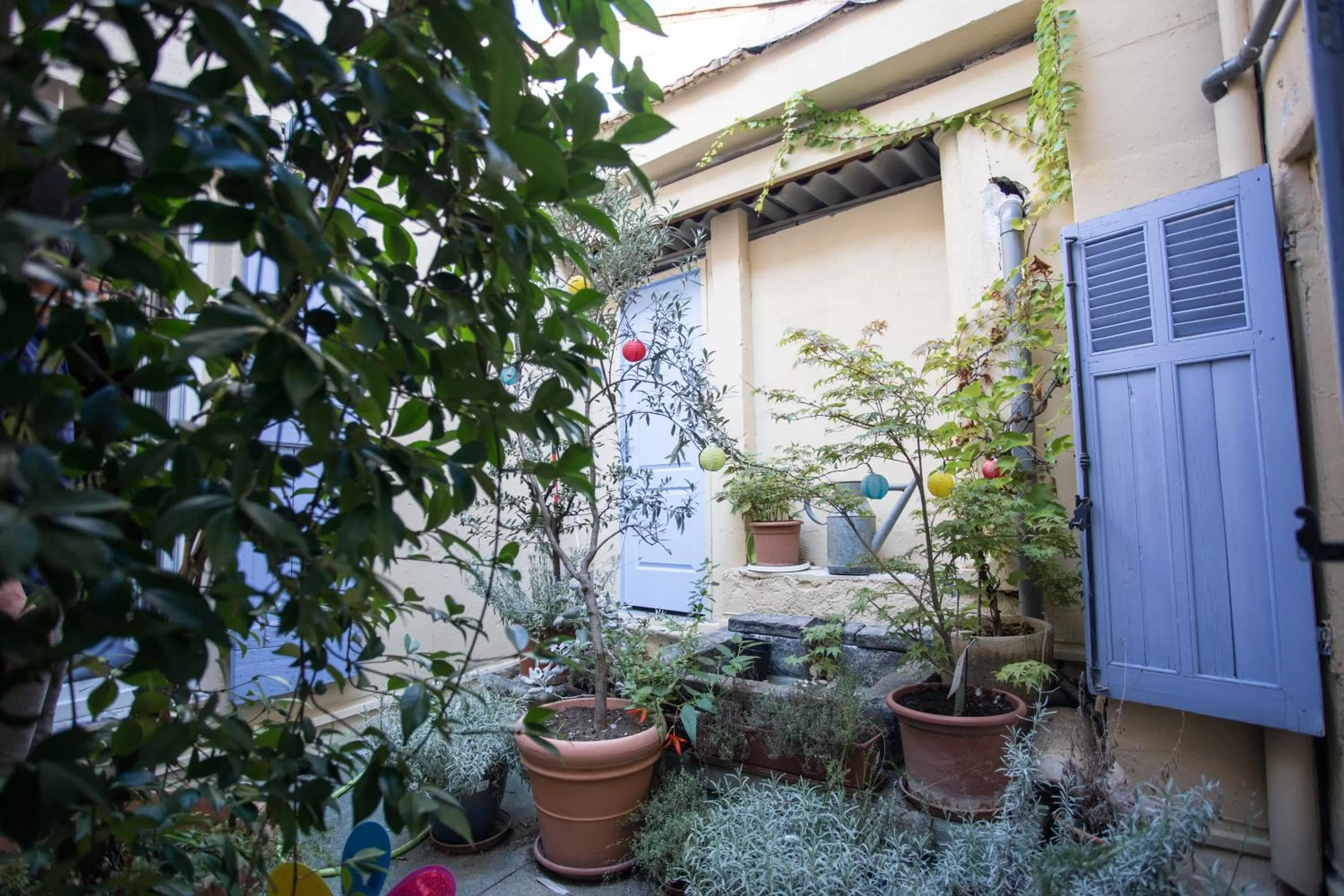 View (from property/room) in Logis hôtel du terreau