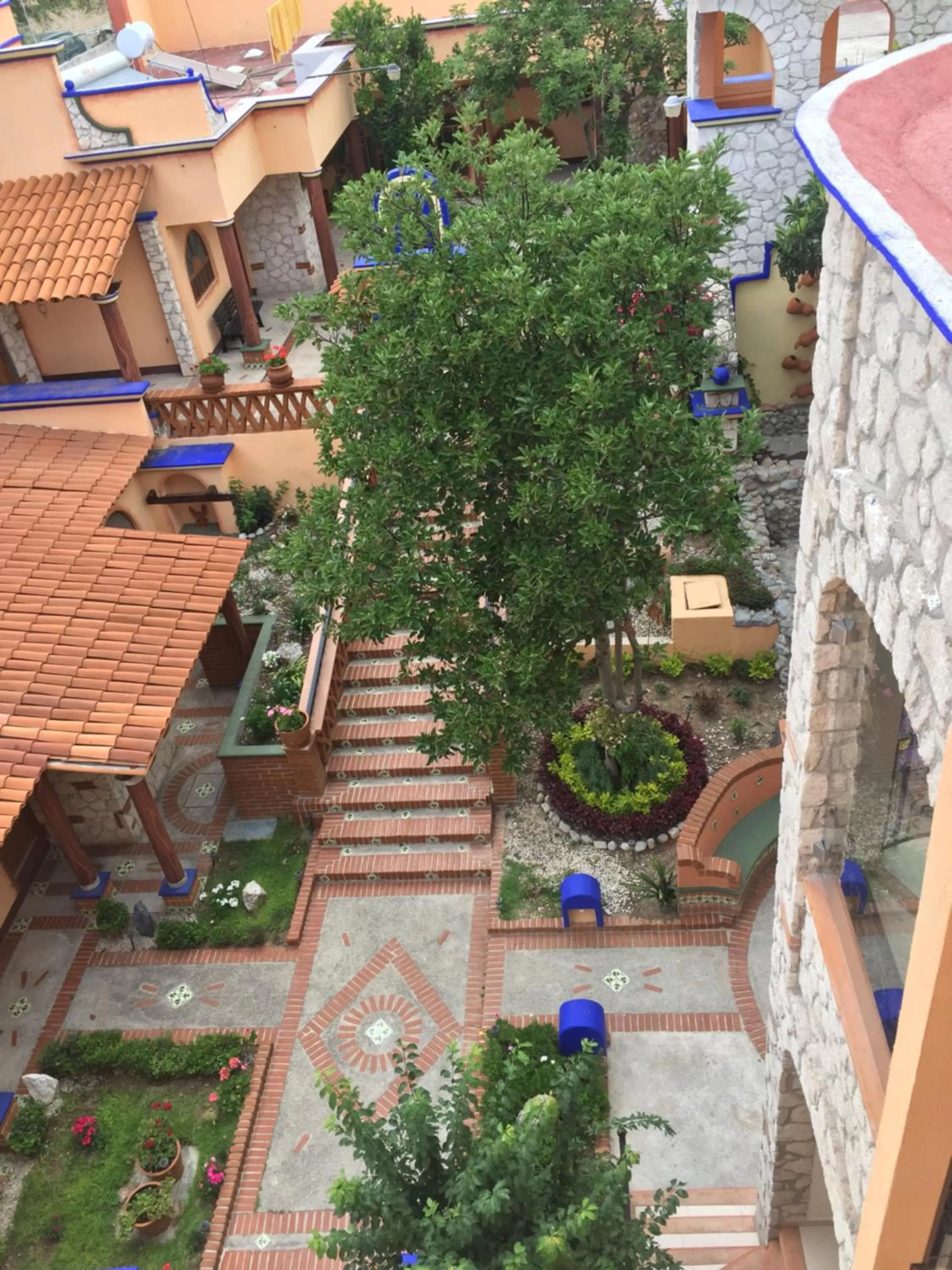 Bird's eye view, Pool View in Hotel Feregrino