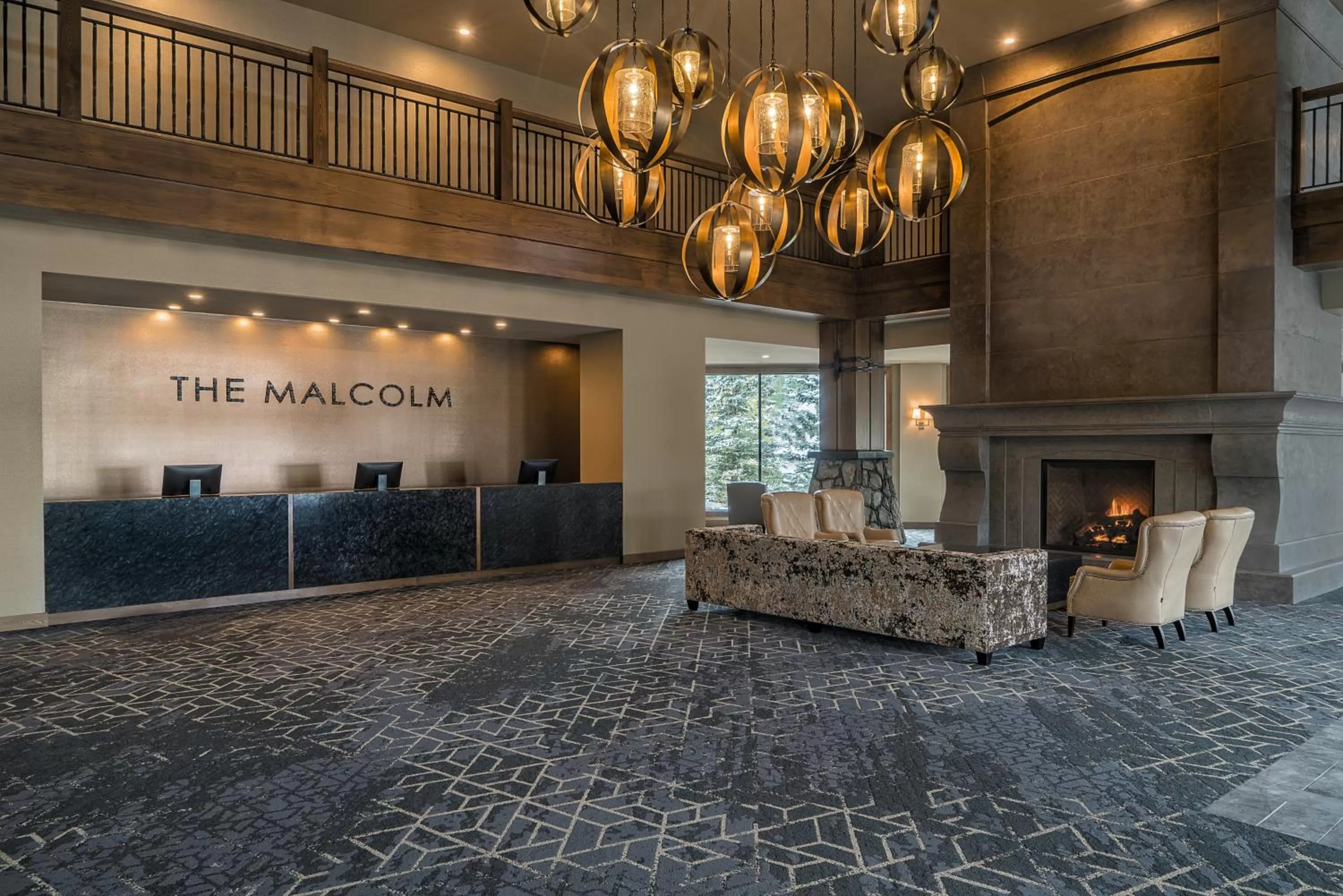 Lobby or reception in The Malcolm Hotel