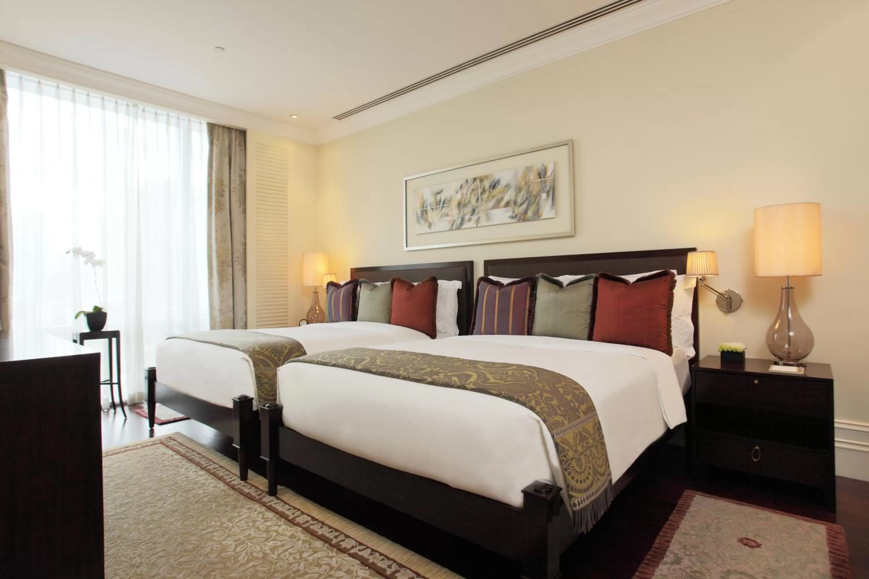 Bed in Raffles Makati