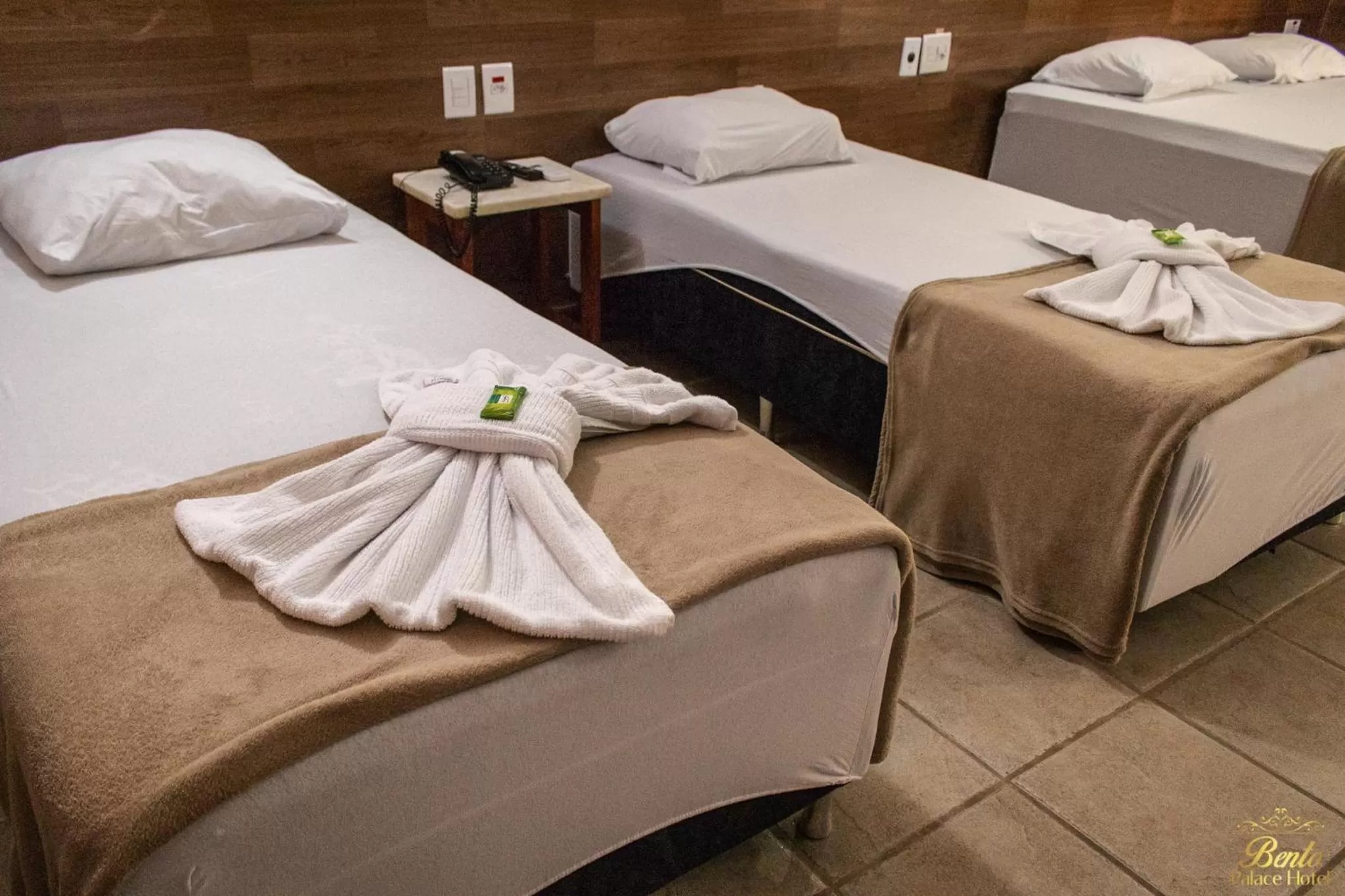 Bed in Bento palace hotel