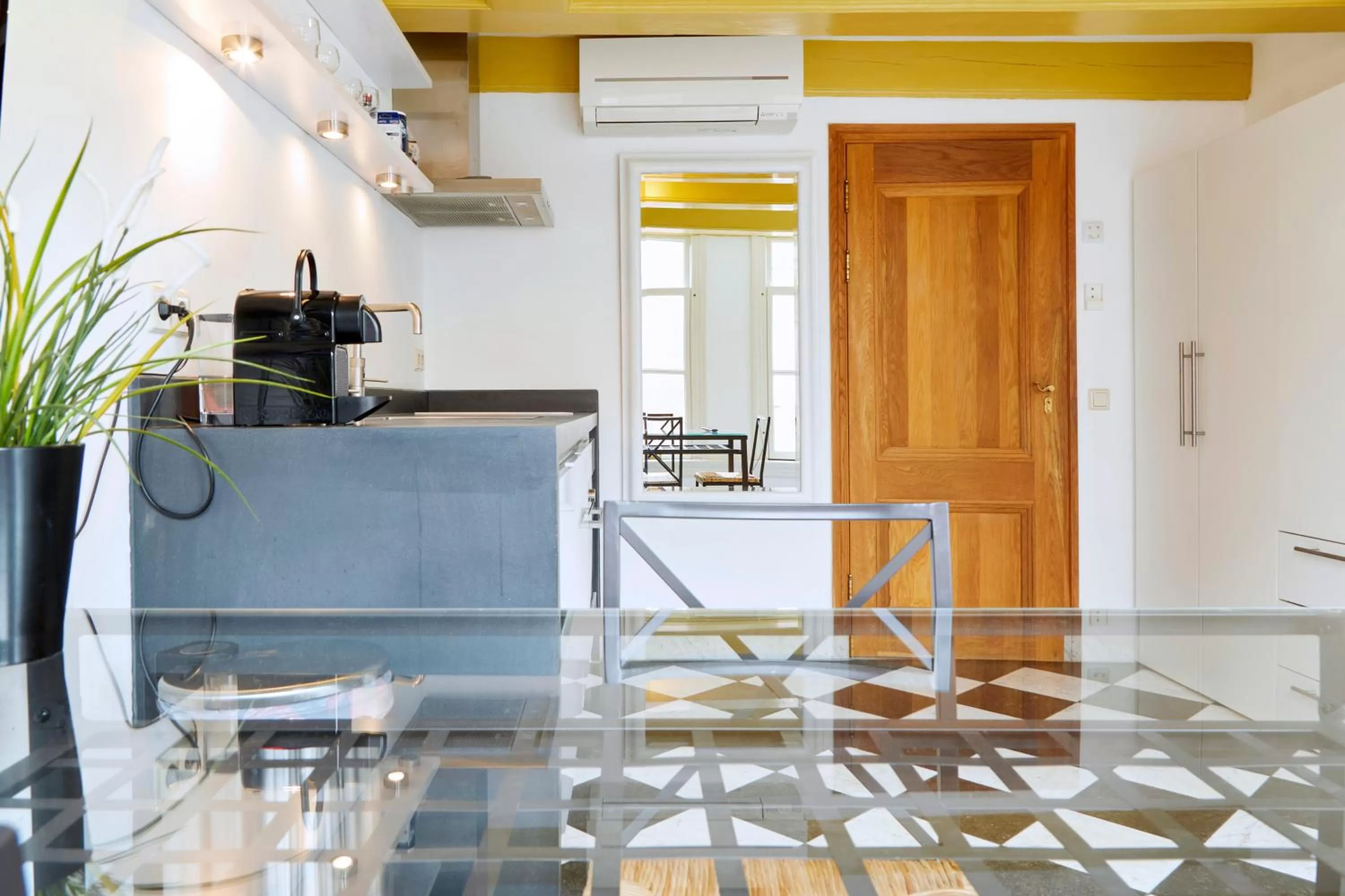 Kitchen/Kitchenette in Modern Canal House Loft - City Center