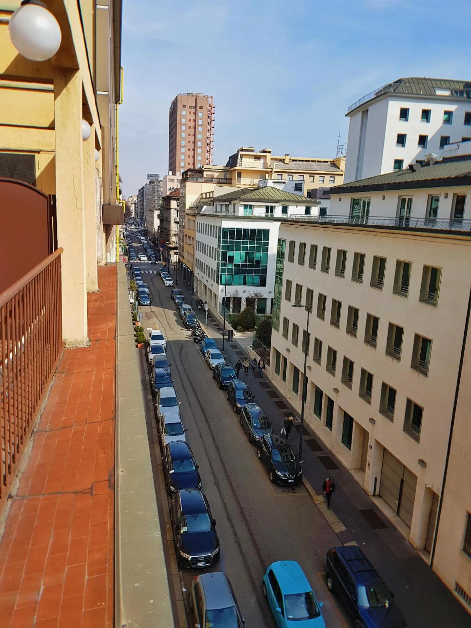 City view in Hotel Boston