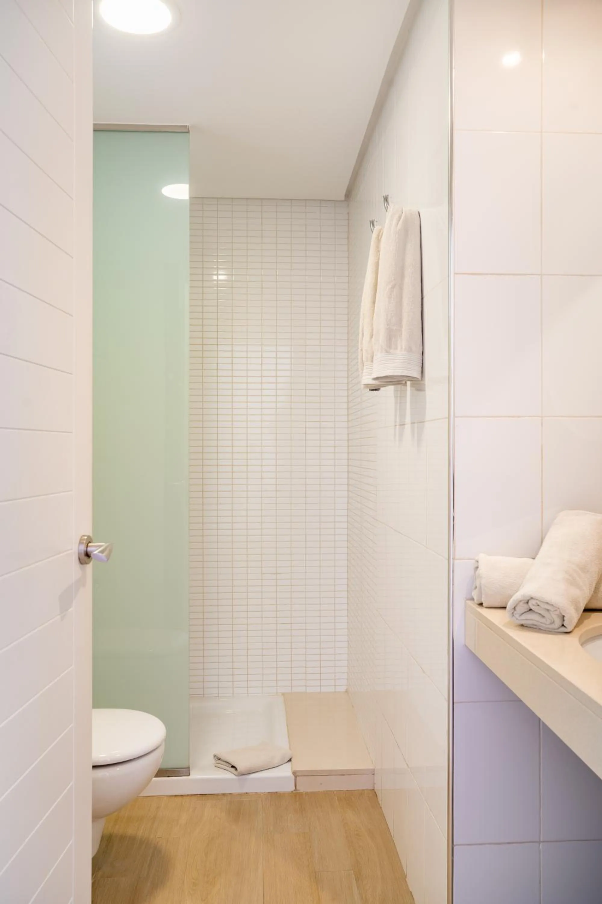 Shower in Apartamentos Cabau Altair