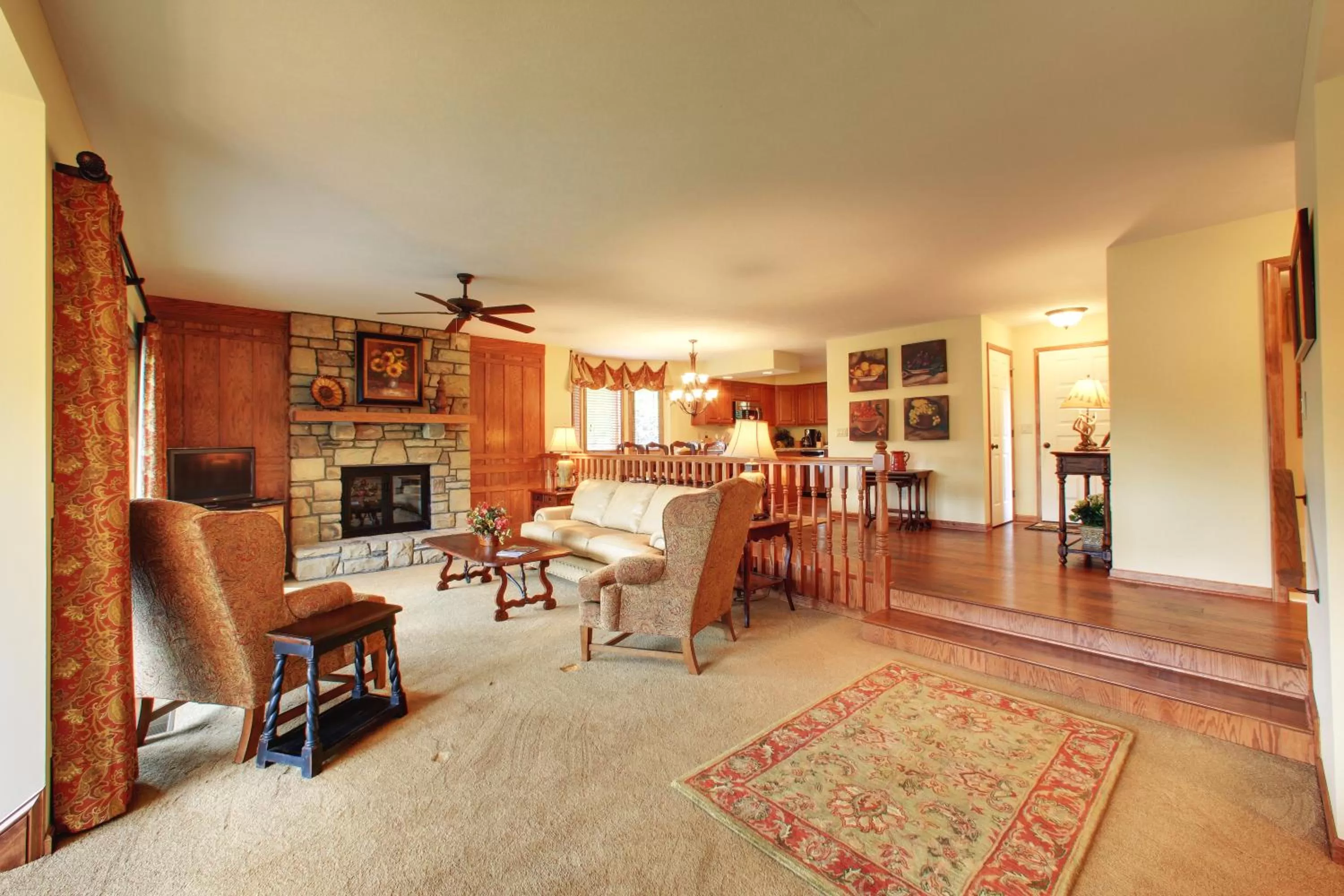 Living room in Chetola Resort Condominiums