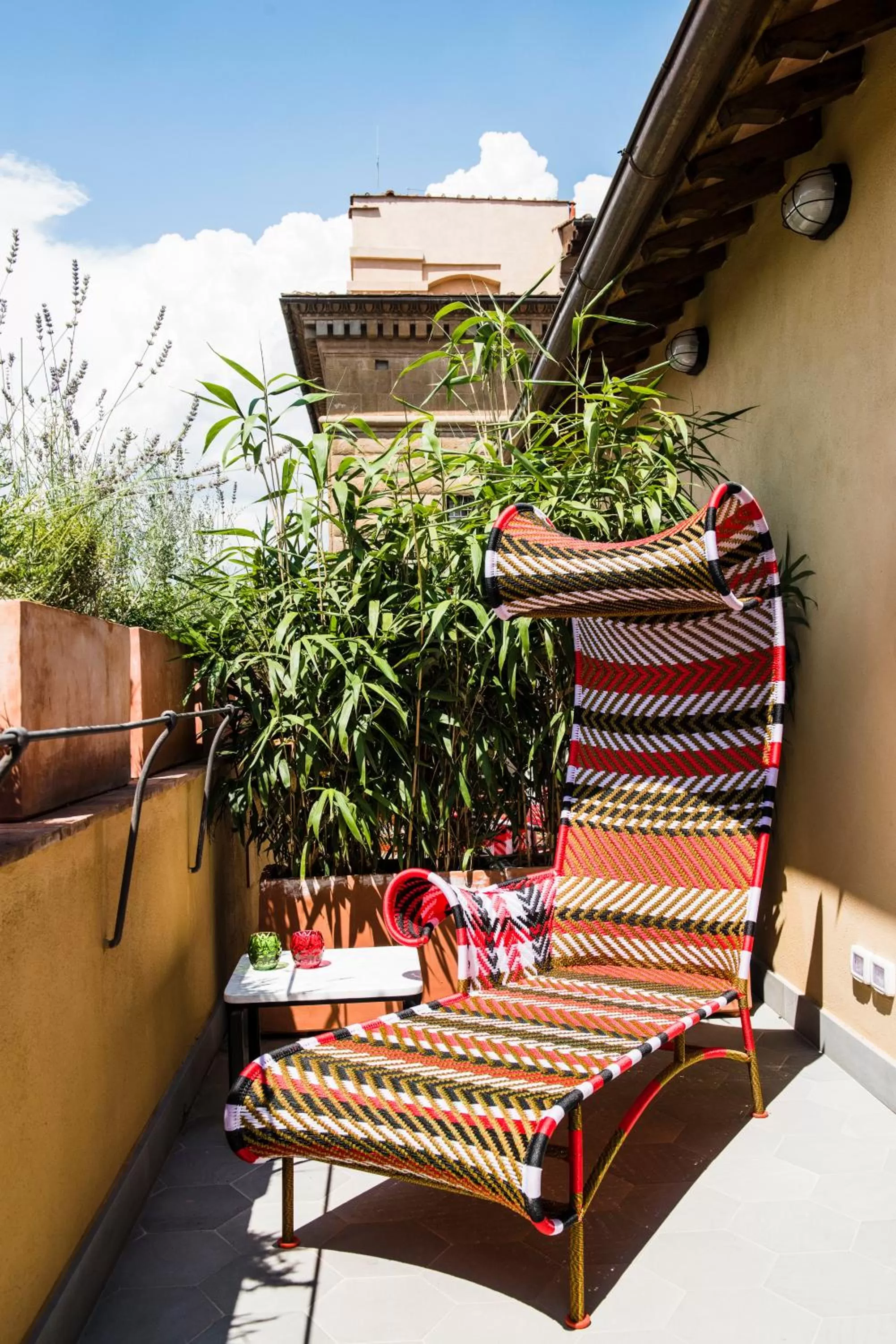 Patio in Hotel Milu Florence