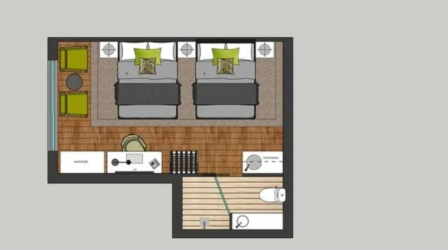 Floor plan in Allure On Ocean Motel - Mollymook Beach