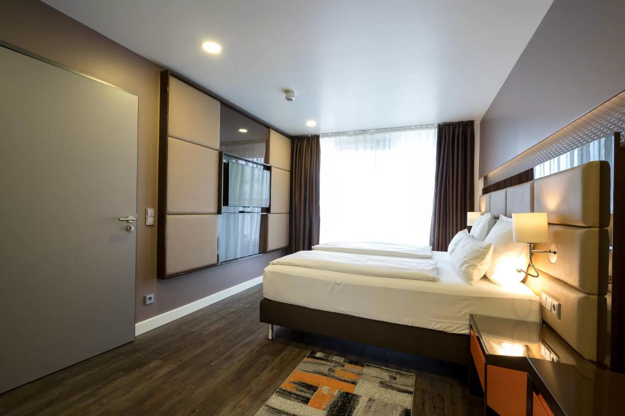 Bed in Hotel Kreis Residenz München