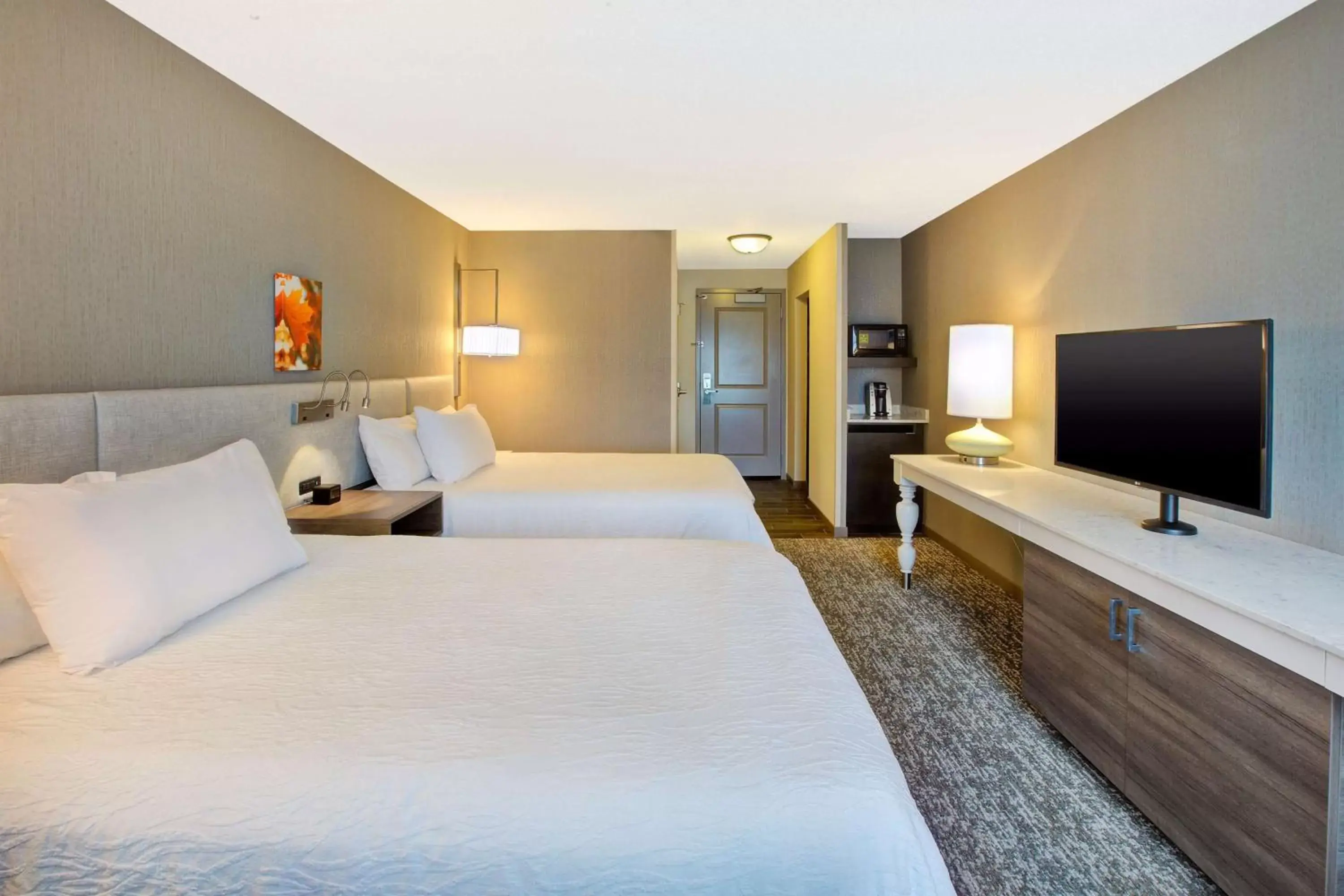 Double Room with Two Double Beds in Hilton Garden Inn Chesterton Double Room with Two Double Beds in Hilton Garden Inn Chesterton