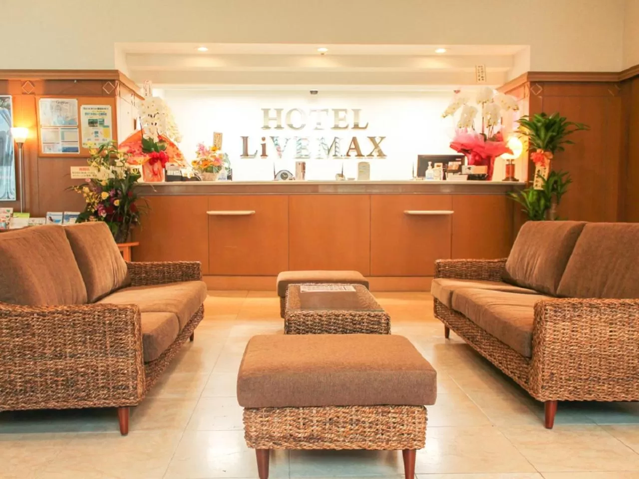 Lobby or reception in HOTEL LiVEMAX BUDGET Kagoshima