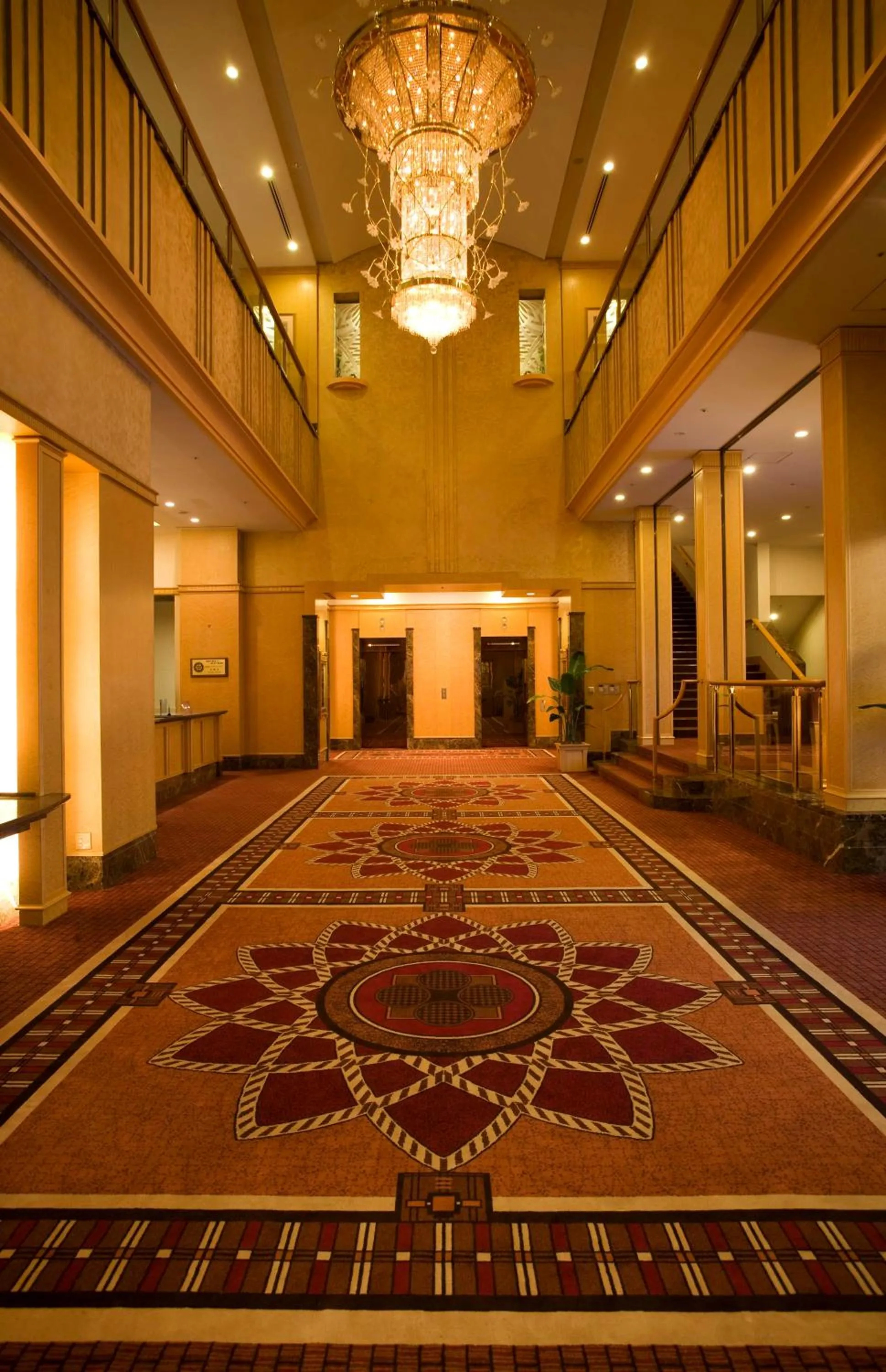 Decorative detail in Crest Hotel Kashiwa