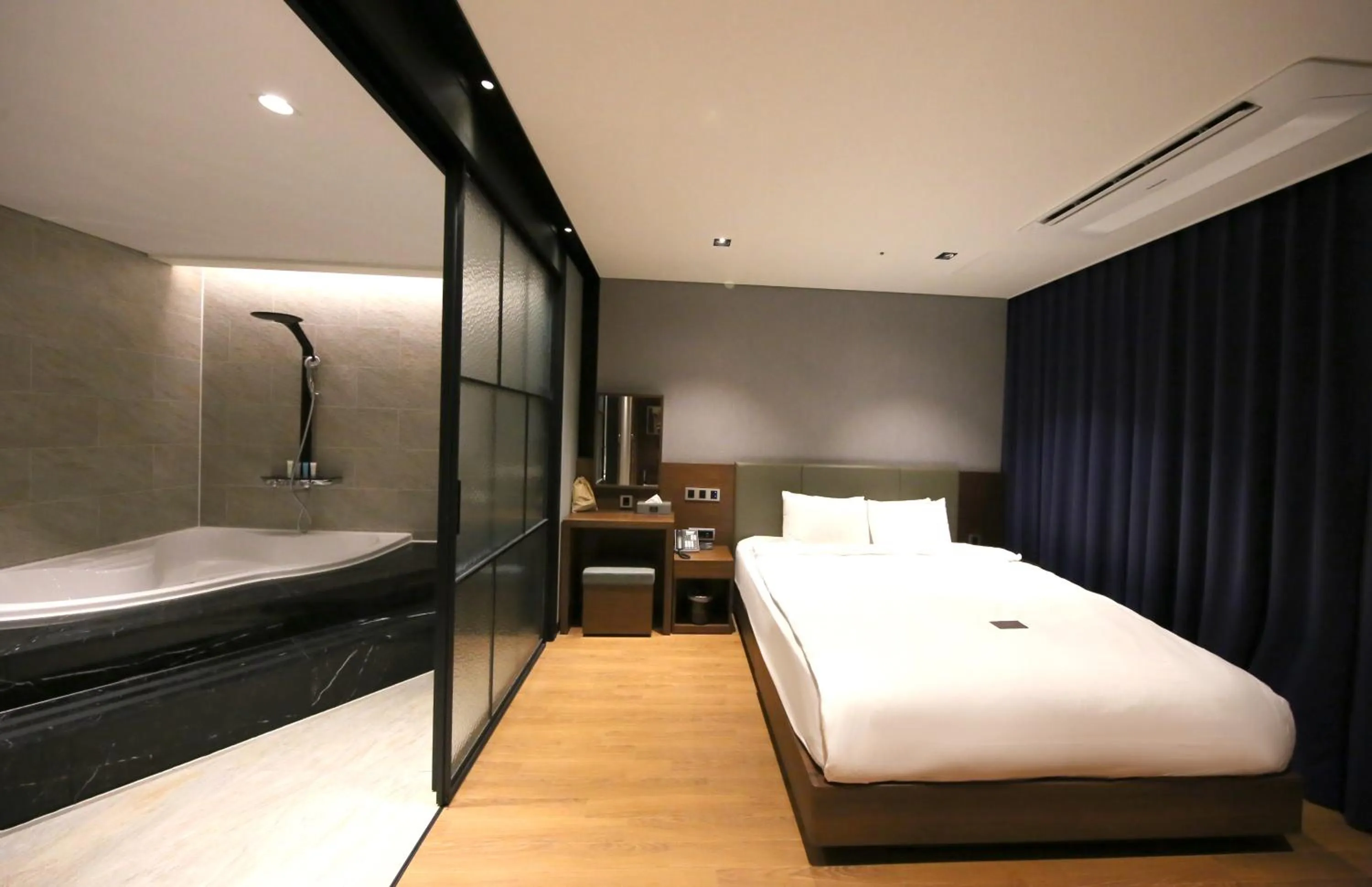 Bed in Sea Cruise Hotel