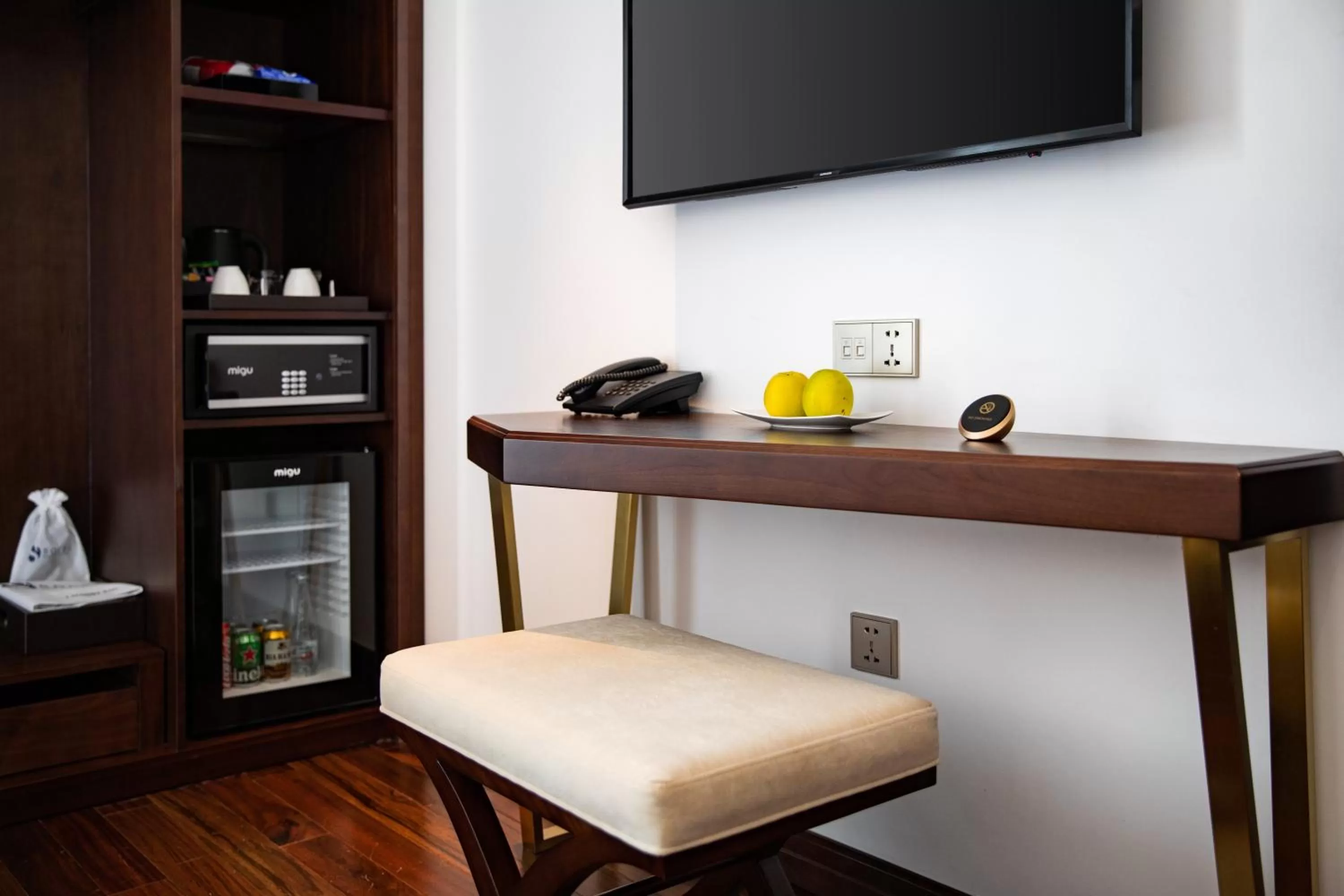 Seating area in Soleil Boutique Hotel Hanoi