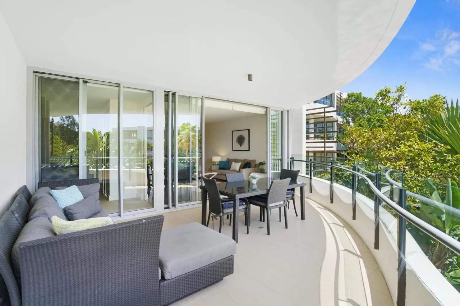 Balcony/Terrace in Cotton Beach Resort - Tweed Coast Holidays ®
