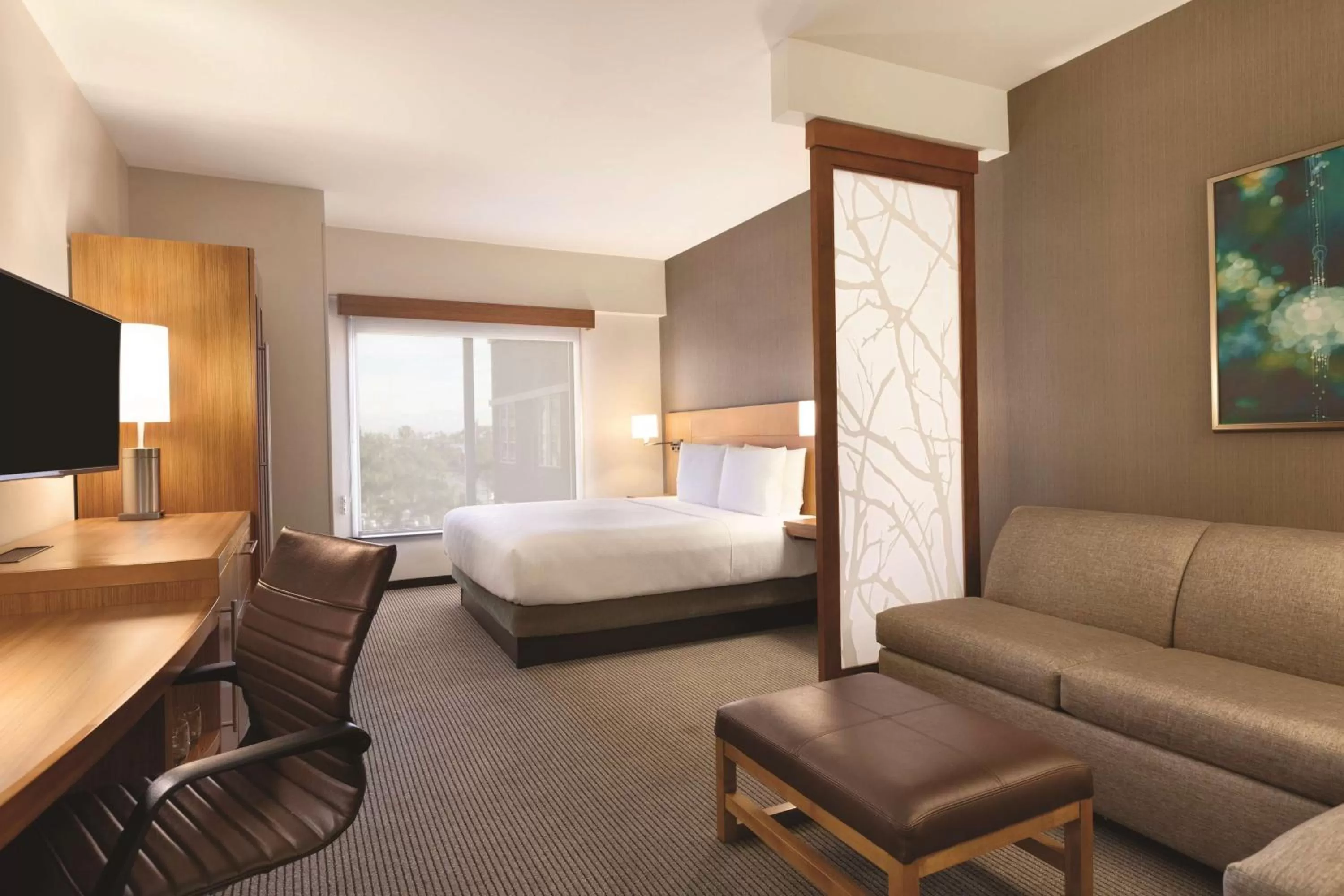 Photo of the whole room, Bed in Hyatt Place at Anaheim Resort / Convention Center