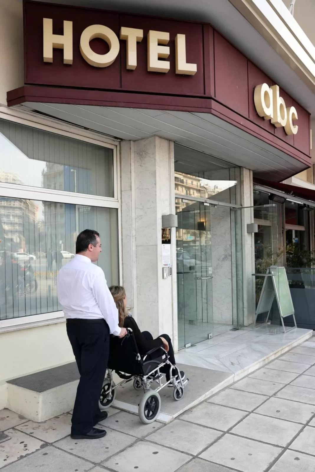 Facade/entrance in Abc Hotel