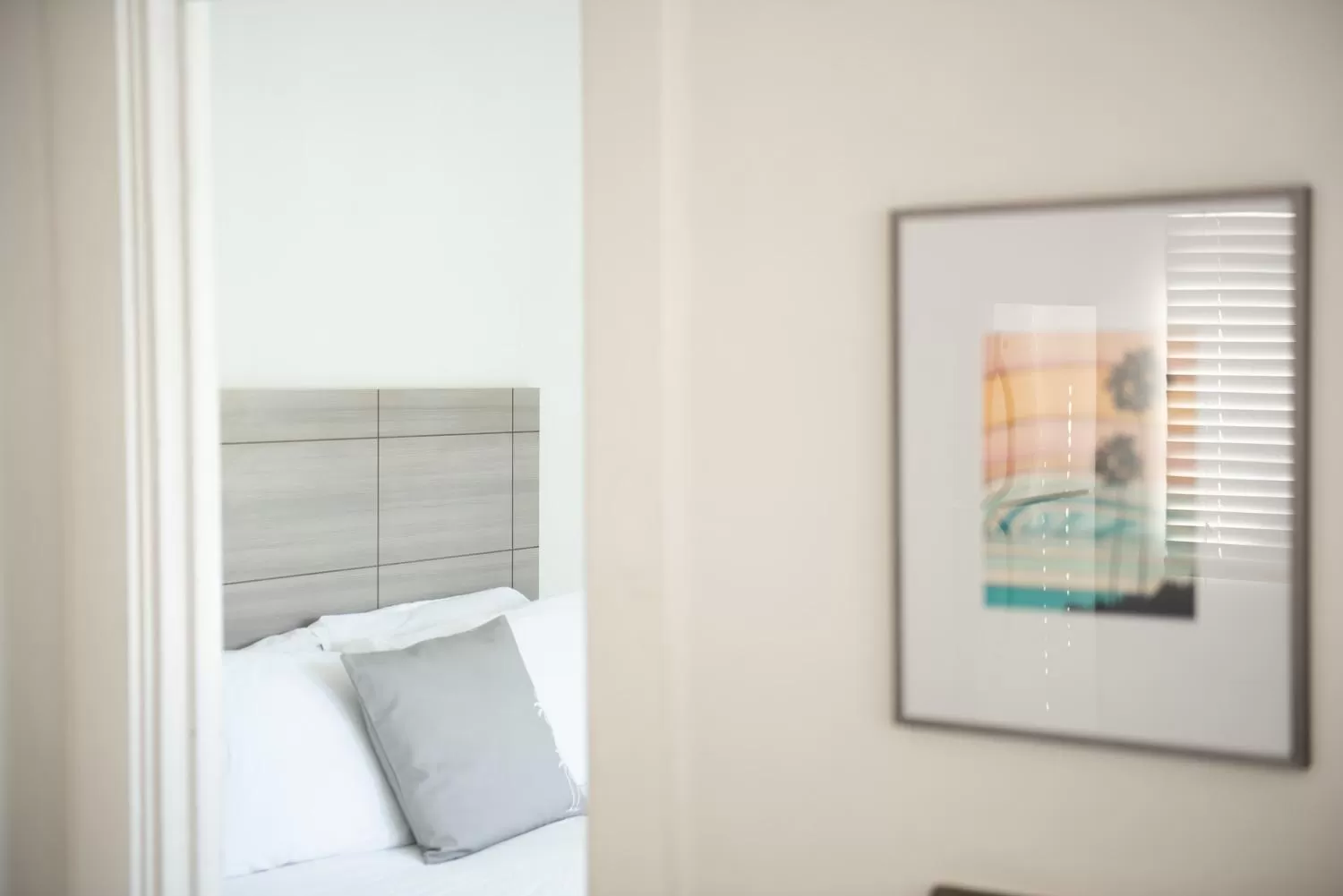 Bed in Hermosa Hotel