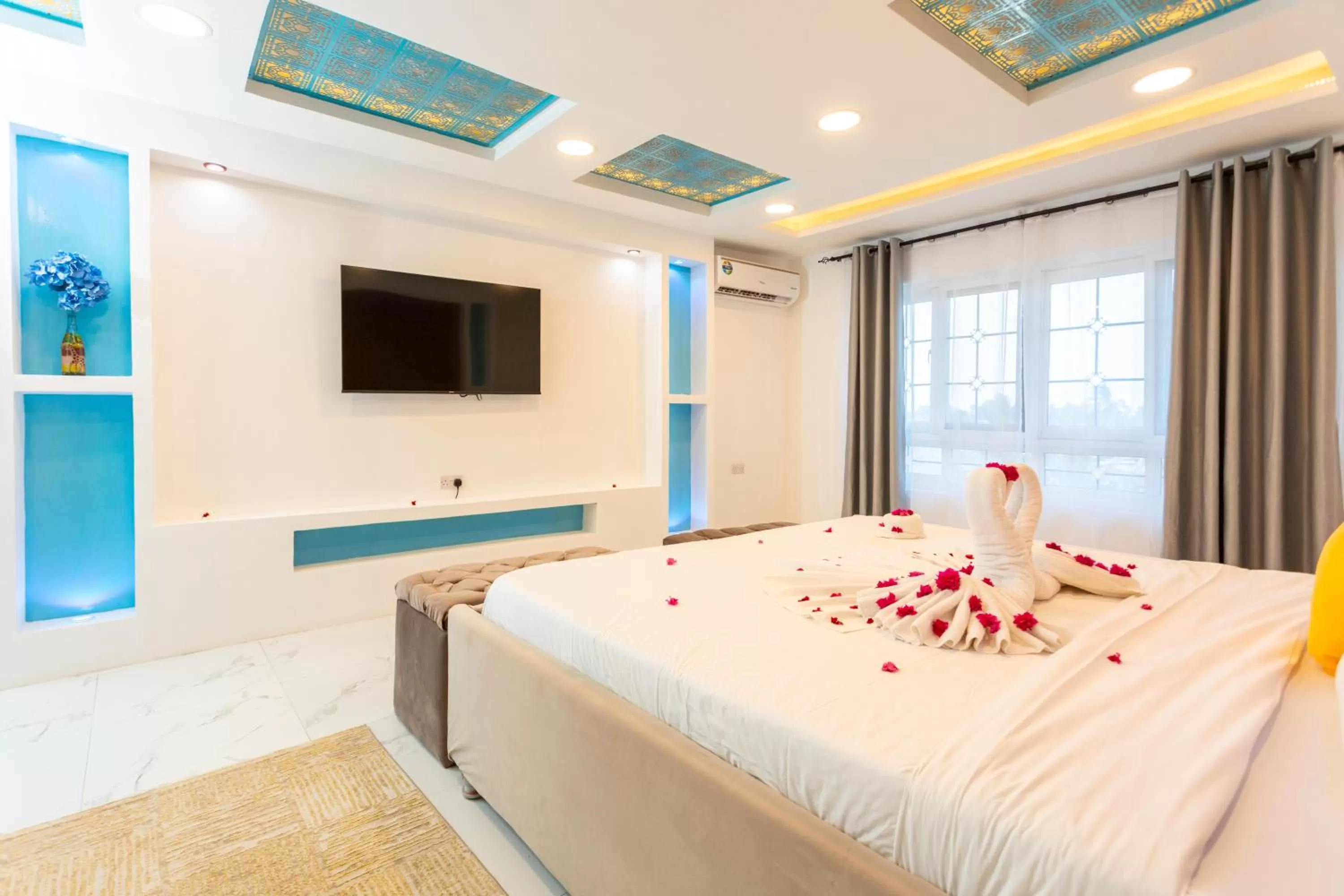 TV and multimedia in Canary Nungwi Hotel & Free SPA