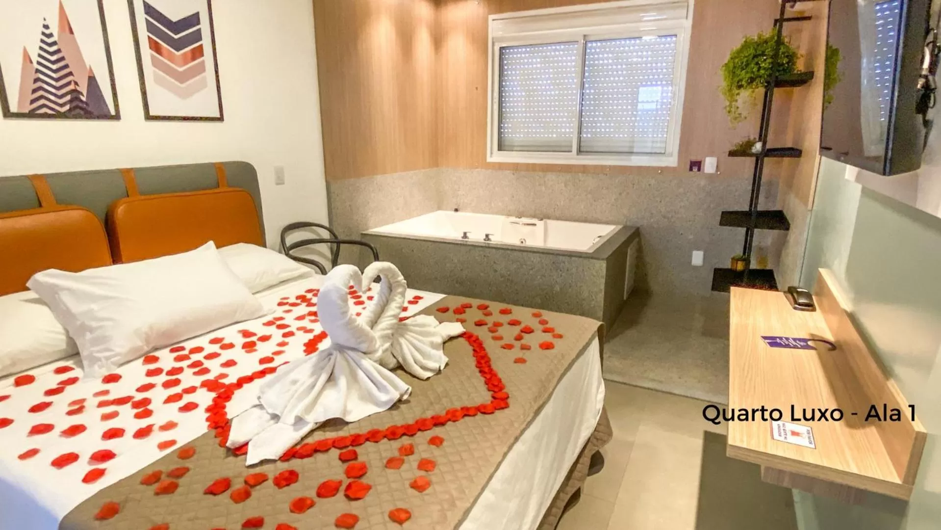 Bed in Hotel & Pousada Favareto