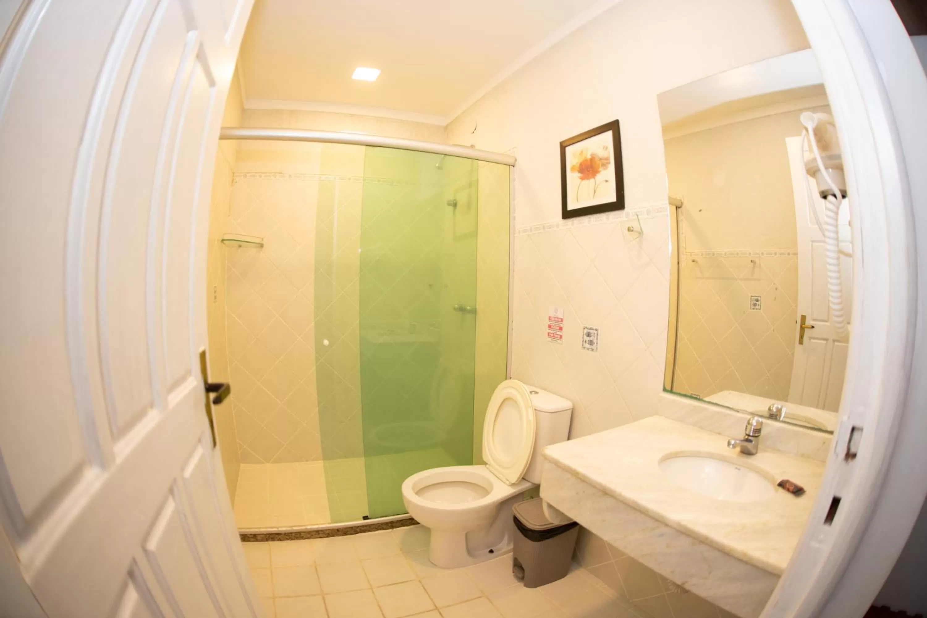 Bathroom in Pousada dos Guardiões