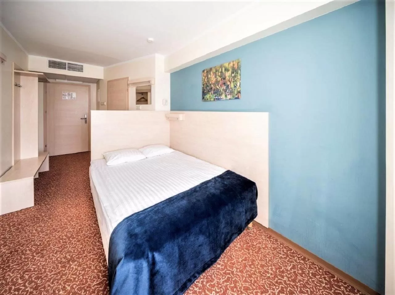 Bed in Rija Bauska Hotel