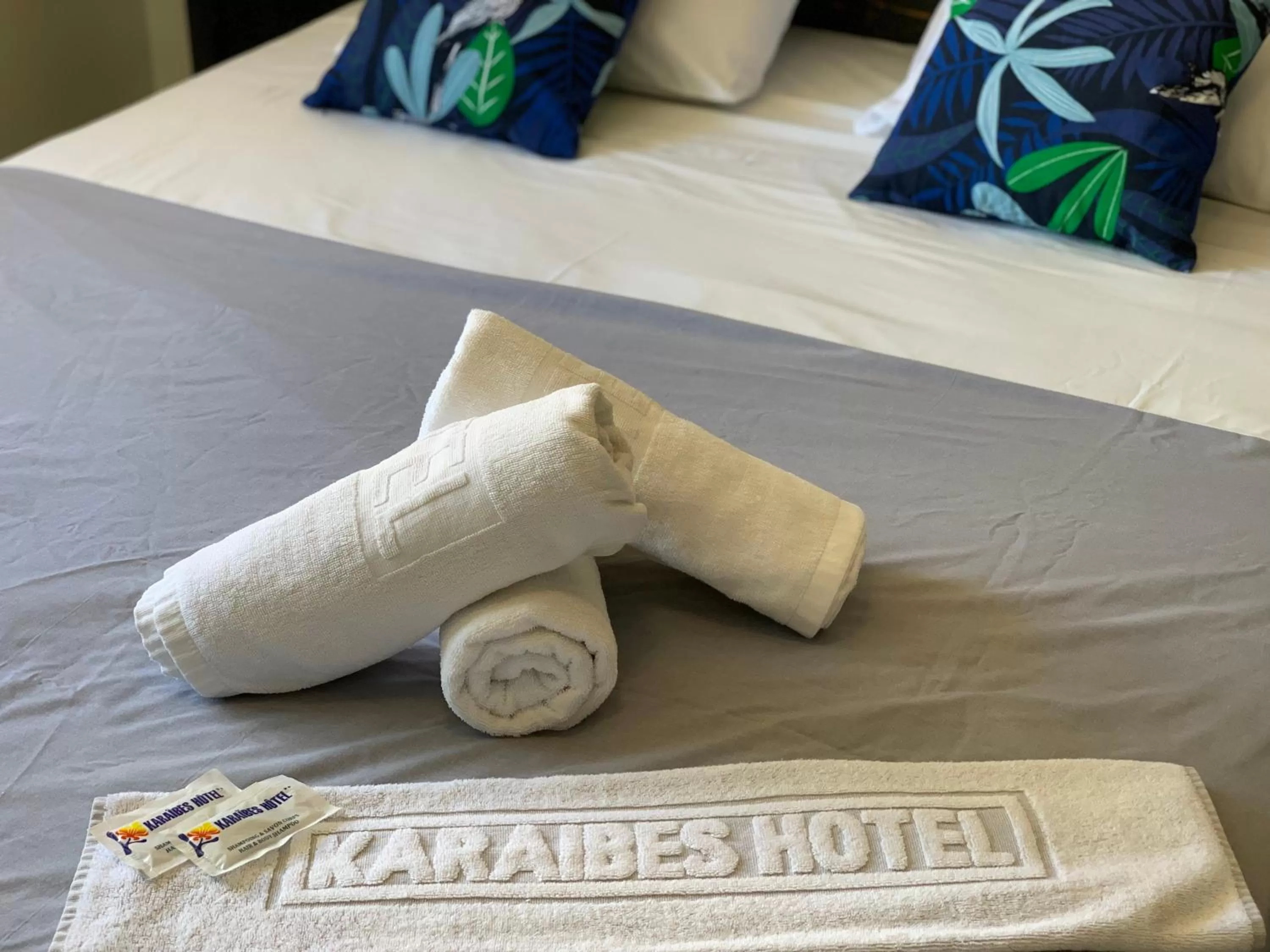 Bed in Karaibes Residence