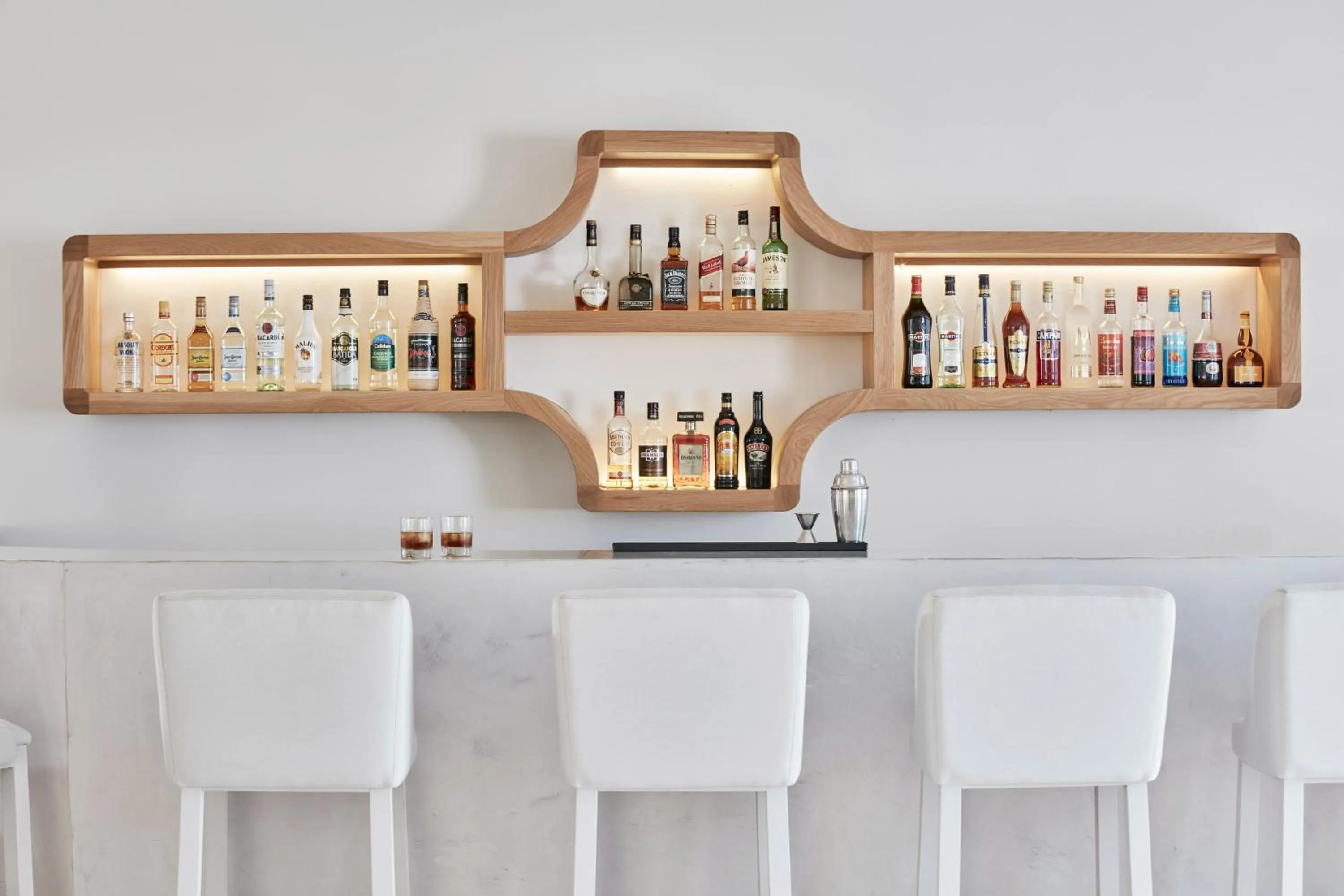 Lounge or bar in Santorini Palace