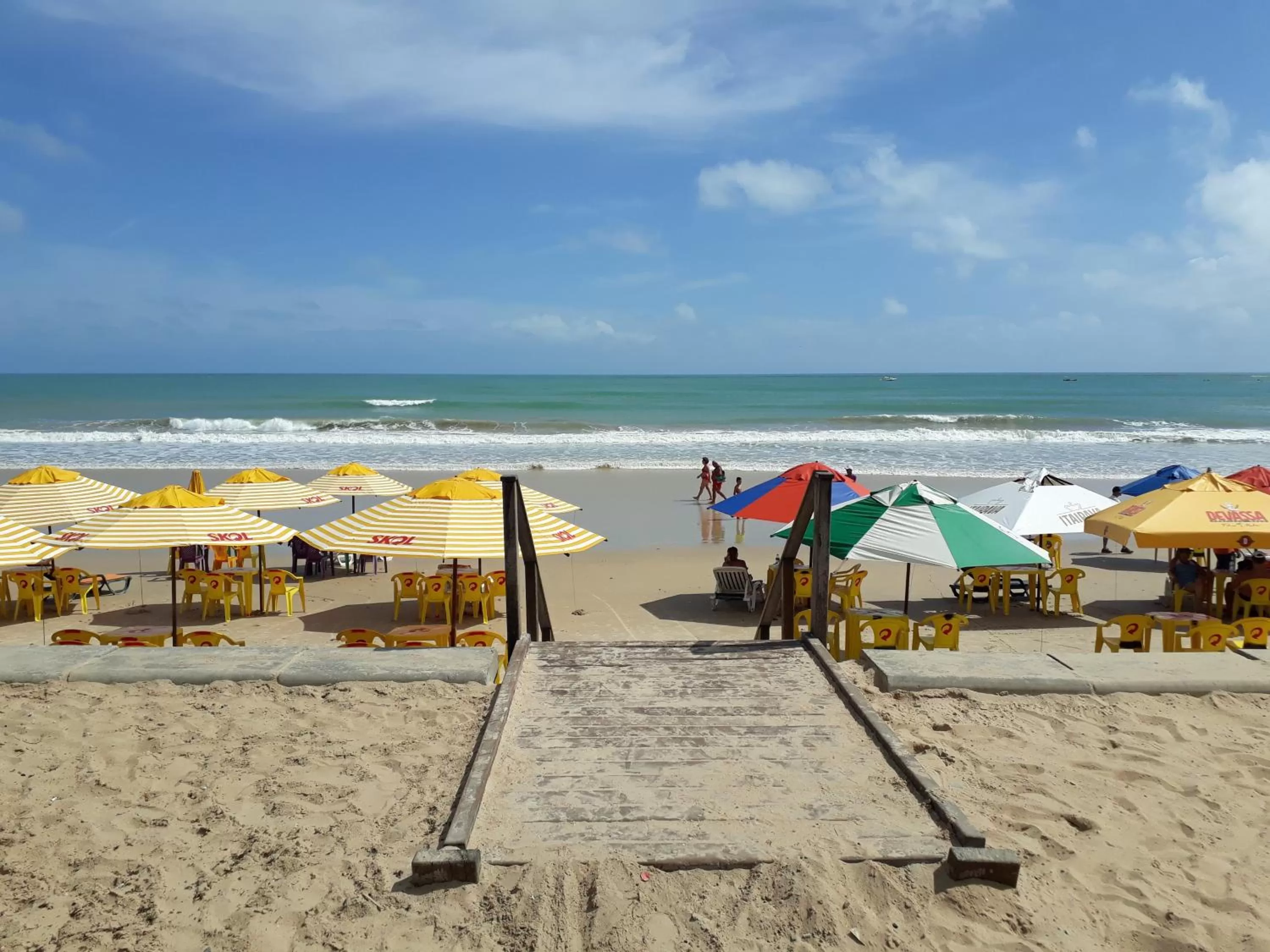 Sea view, Beach in Pousada America do Sol