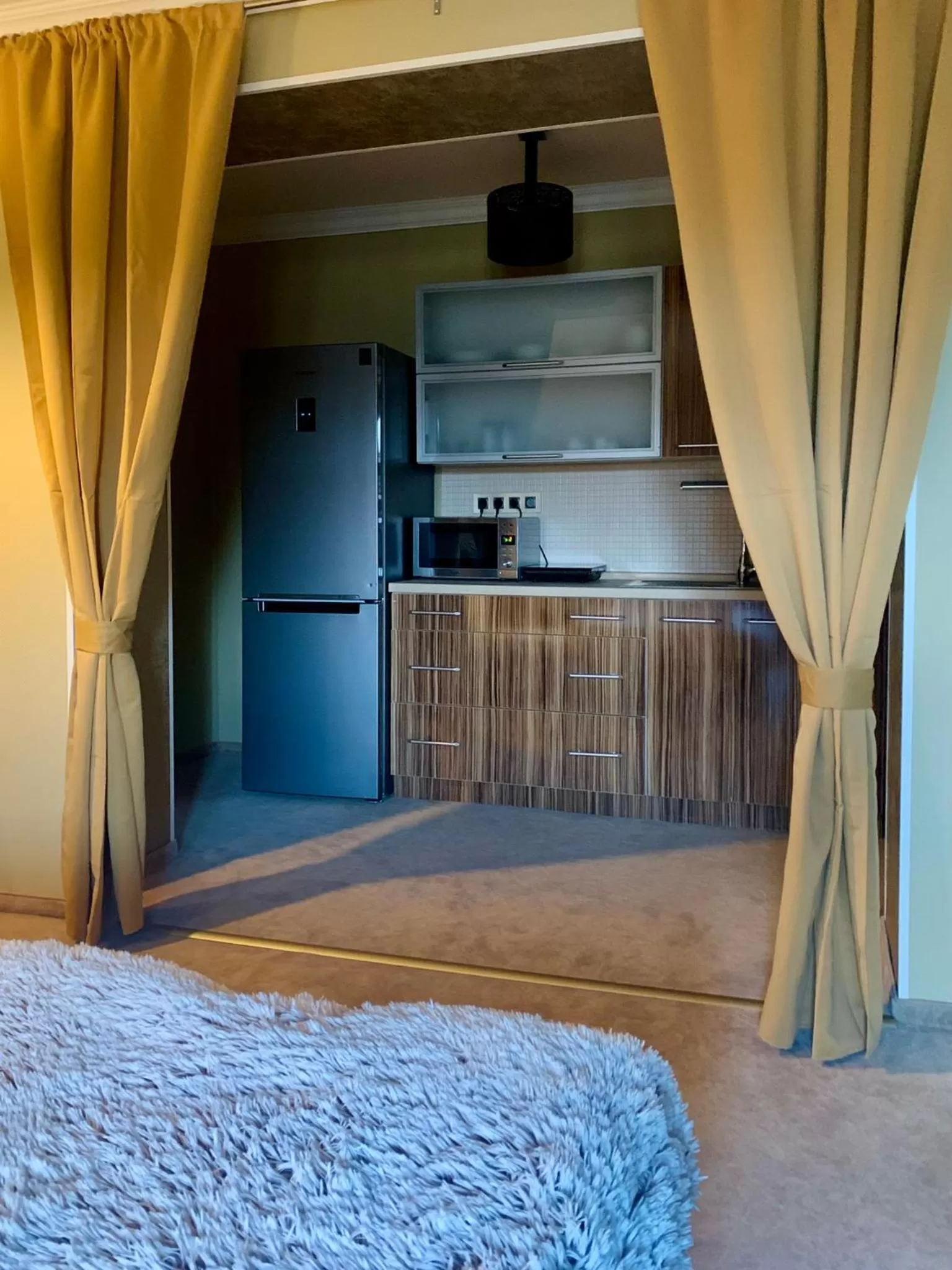 Bedroom, Kitchen/Kitchenette in Wellness Hotel Beethoven