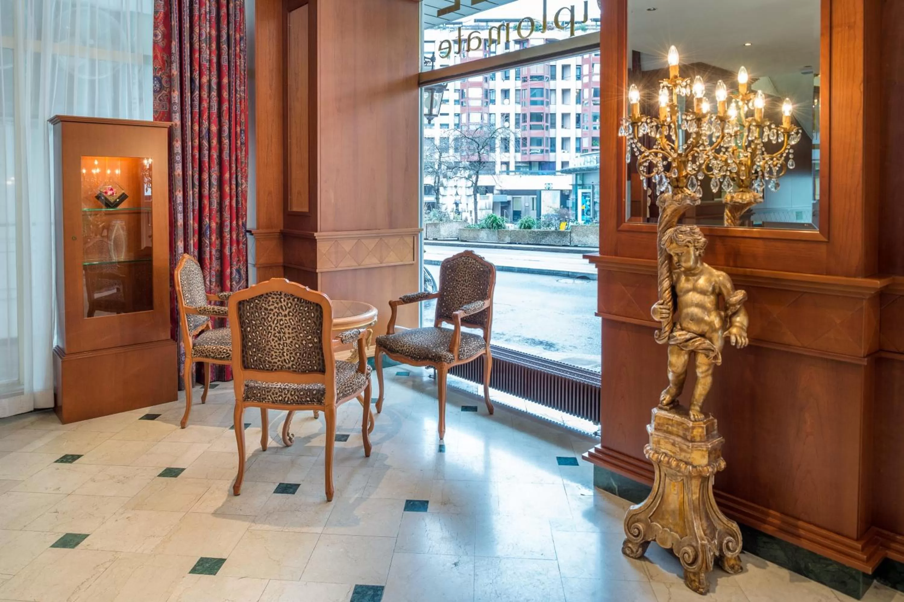 Lobby or reception in Hotel Diplomate