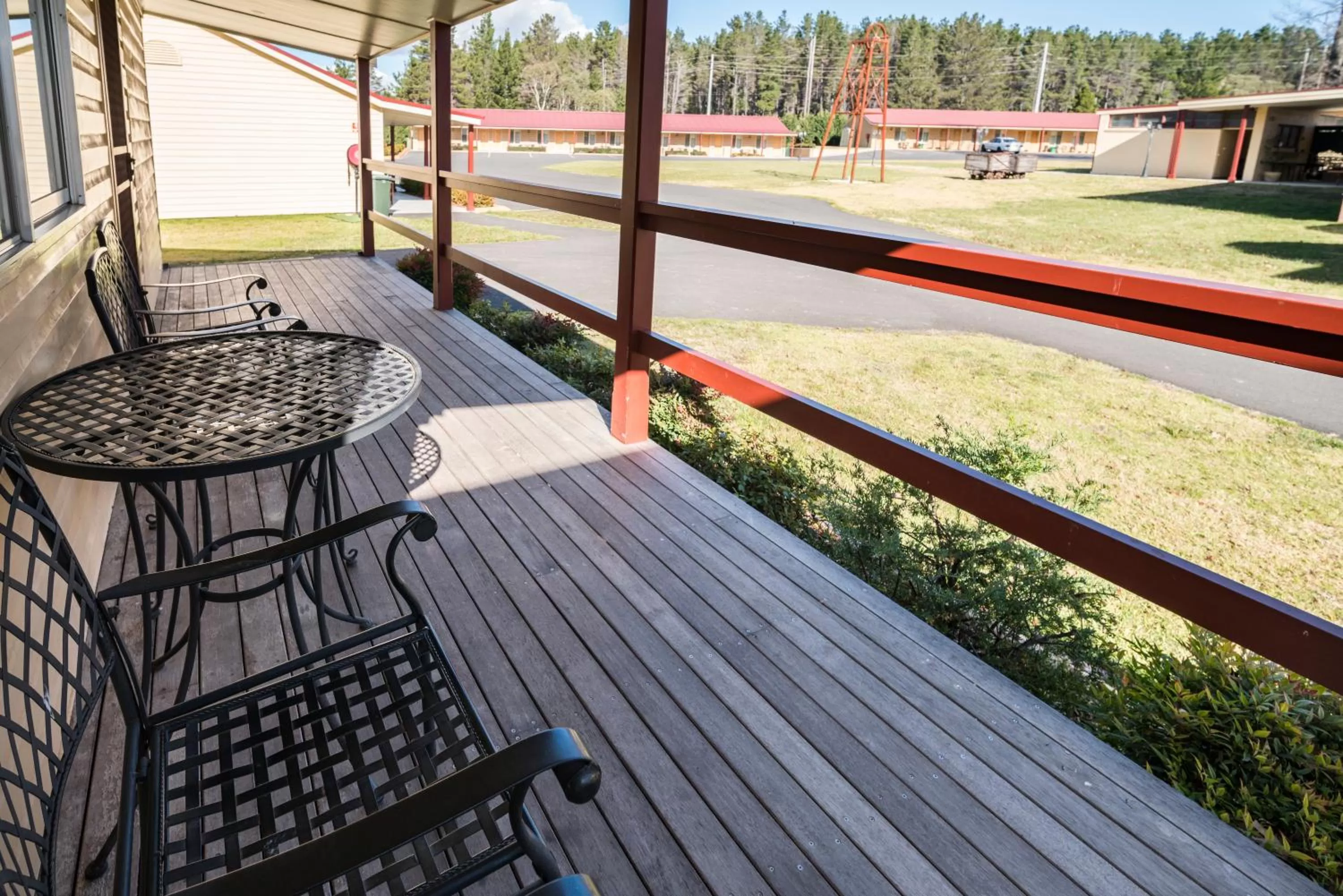 Patio in Black Gold Motel
