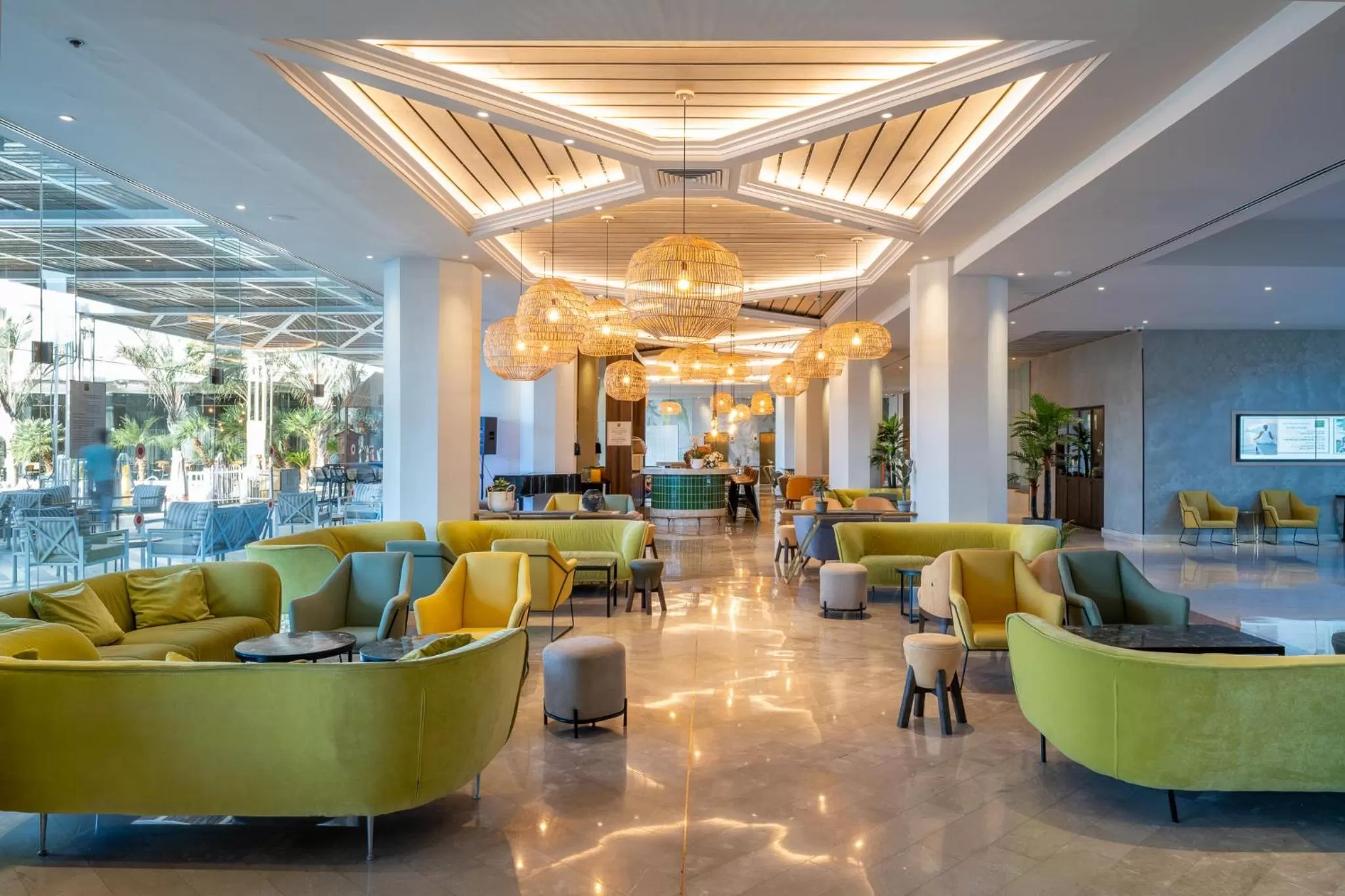 Lobby or reception in Vert Hotel Eilat by AFI Hotels