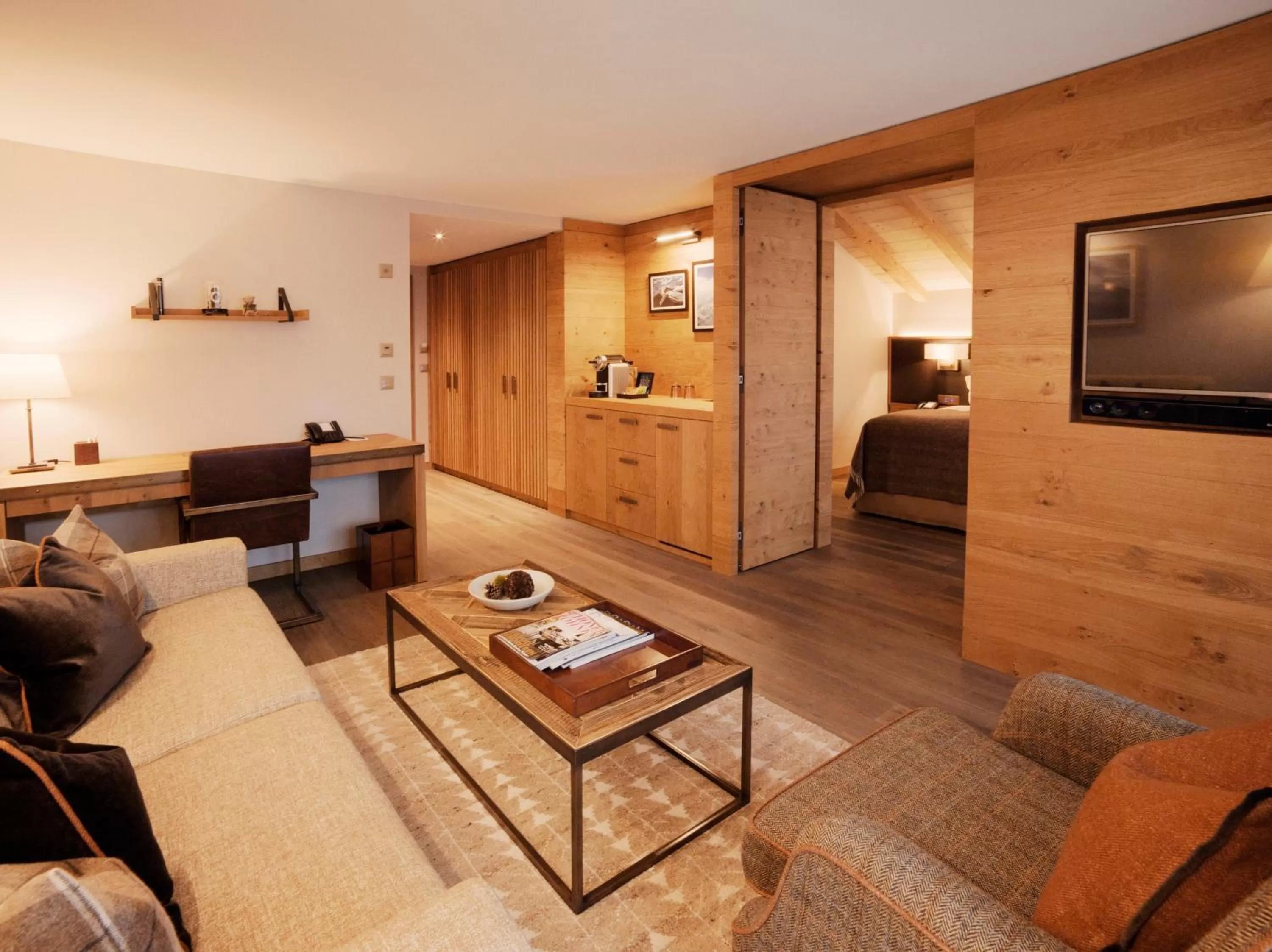 Living room in The Capra Saas-Fee