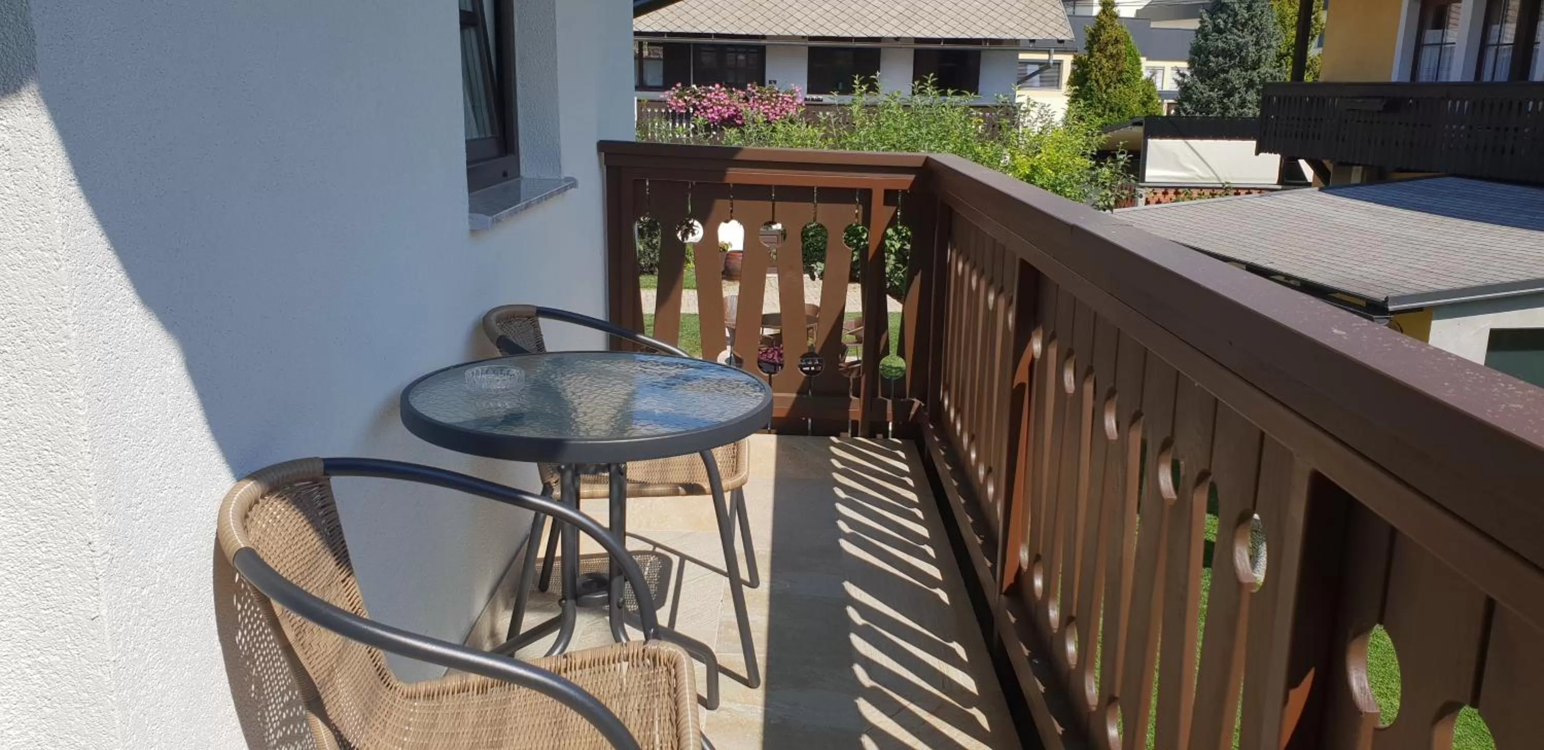 Balcony/Terrace in B&B Vidmar, Lesce-Bled
