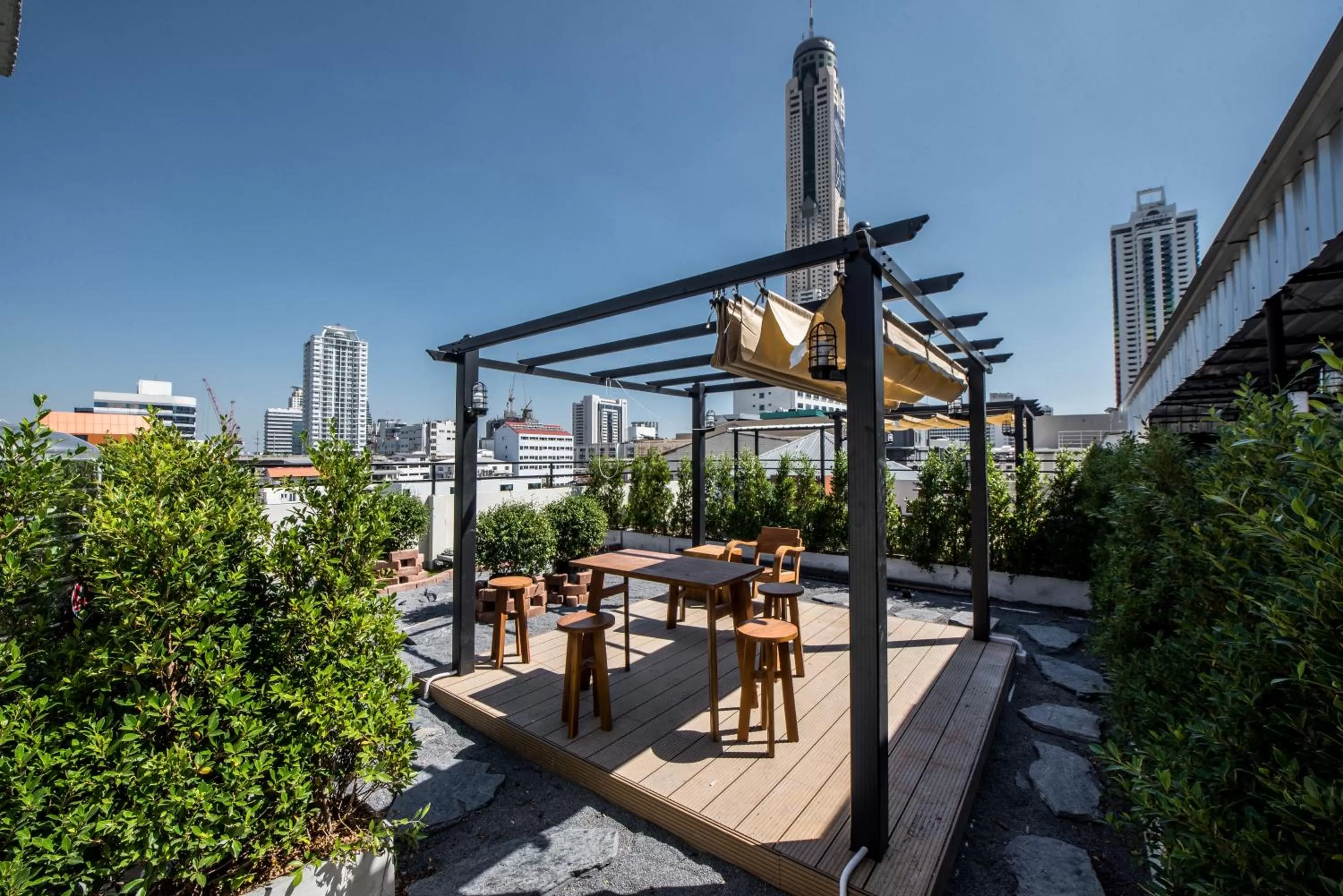 Patio in Theme Boutique Hotel Bangkok