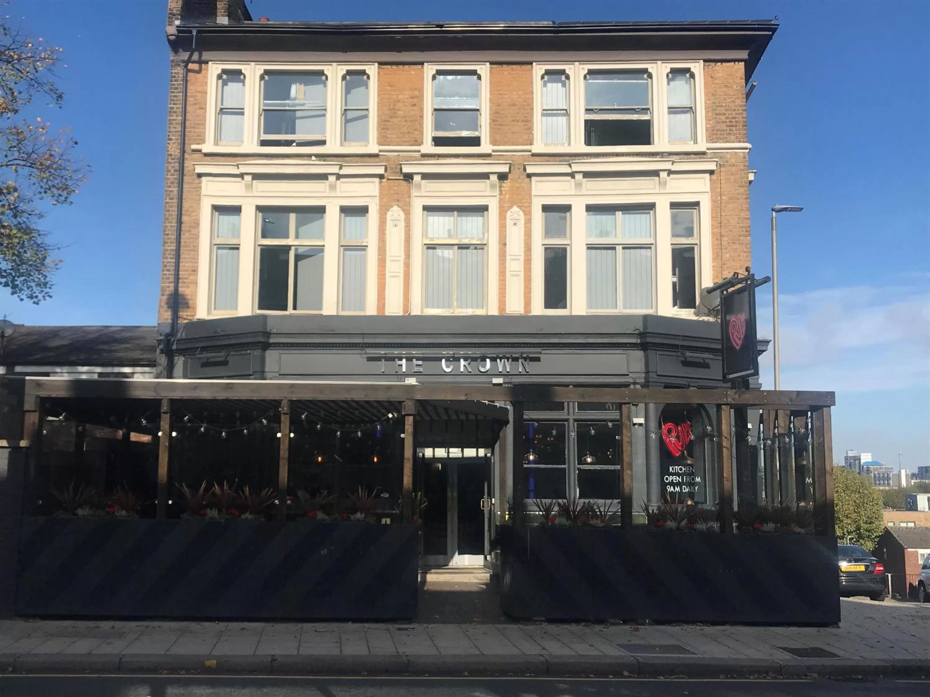 Facade/entrance in PubLove @ The Crown, Battersea