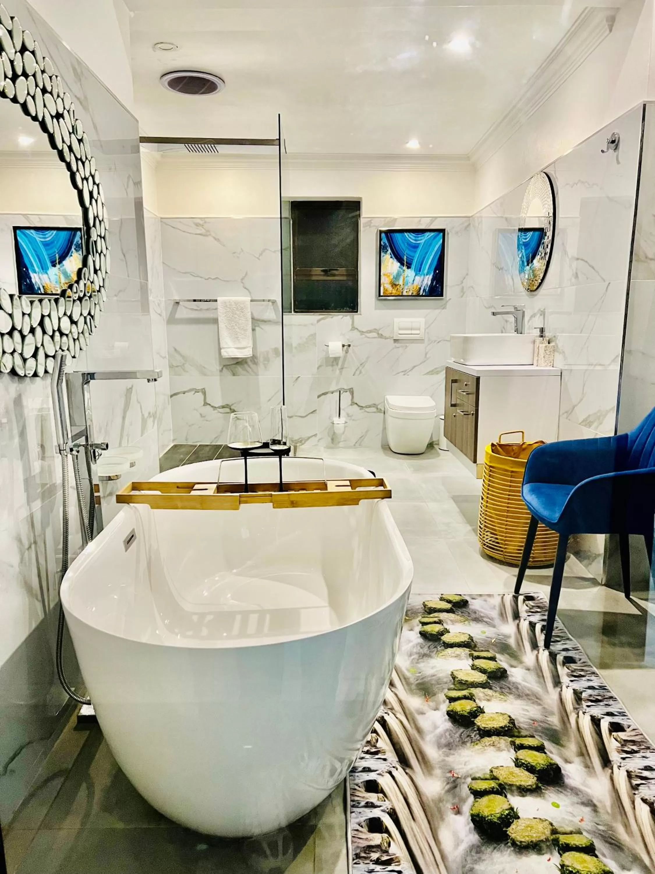 Bathroom in 24 On Basil Inventive suites