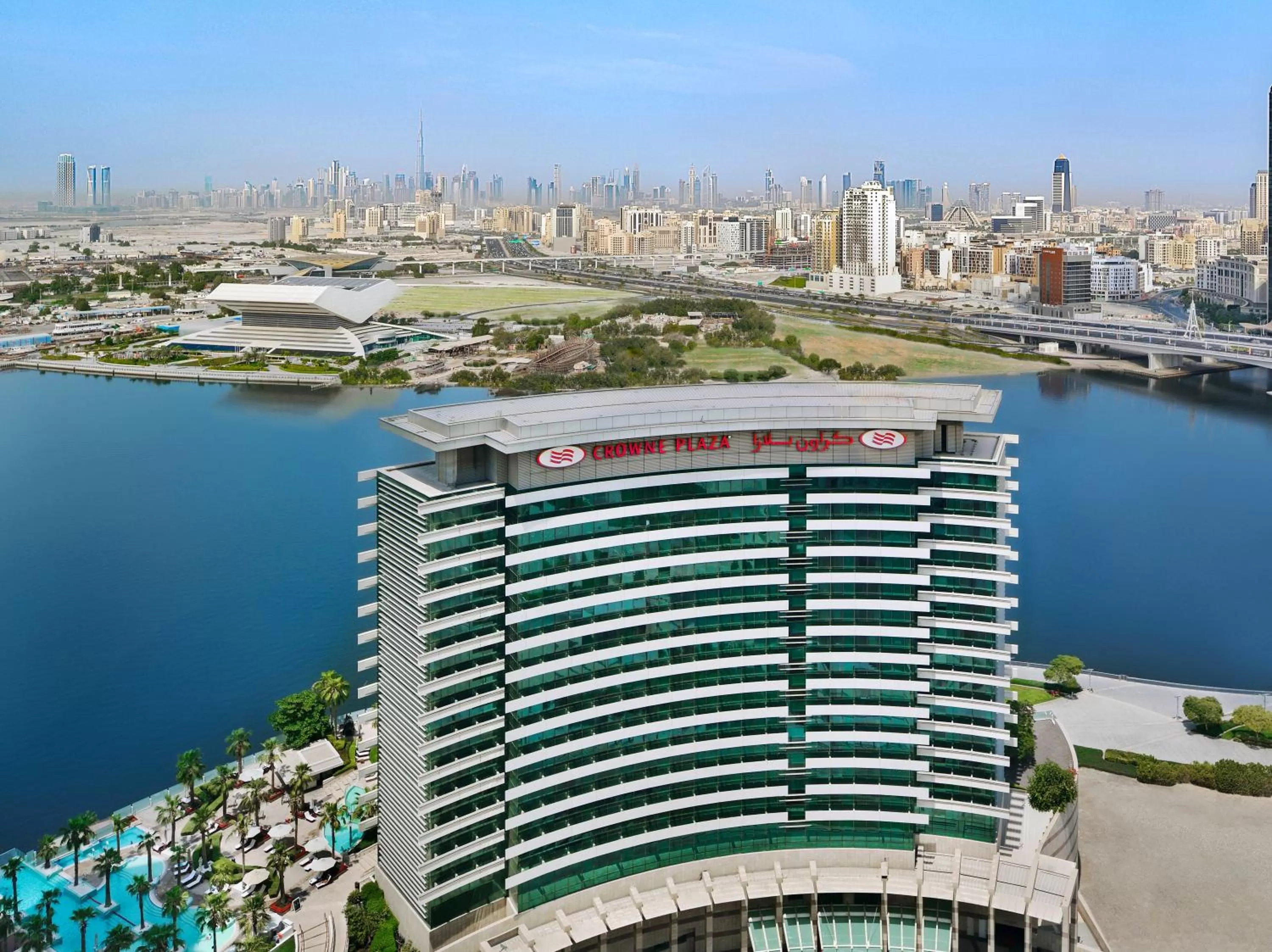 Property building in Crowne Plaza Dubai Festival City