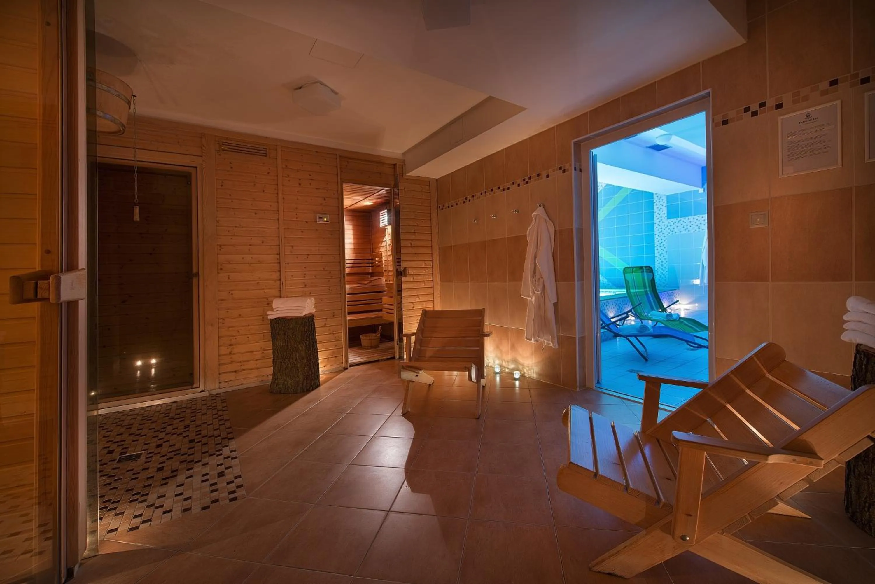 Sauna in Hotel Podhrad