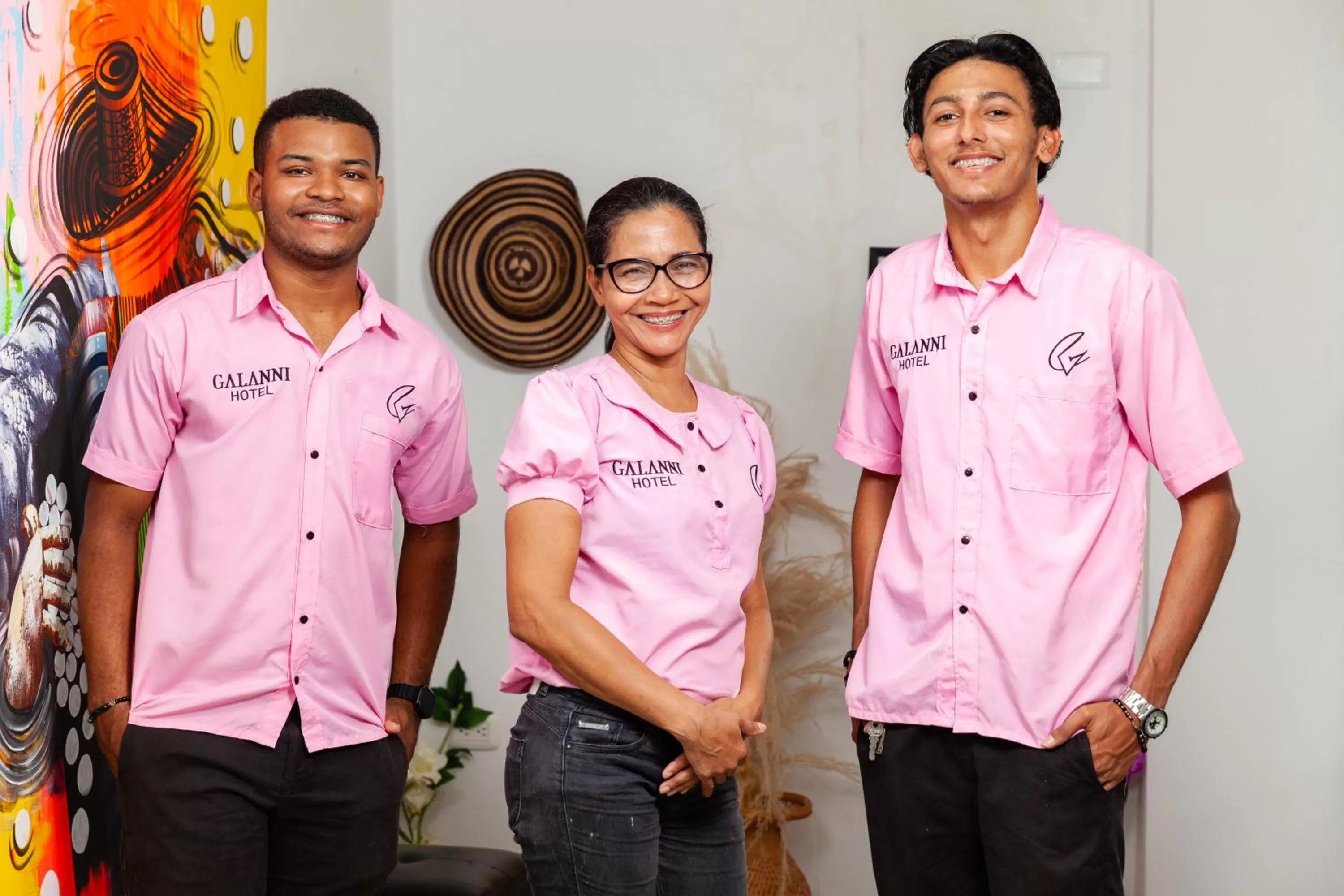 Staff in Hotel Galanni