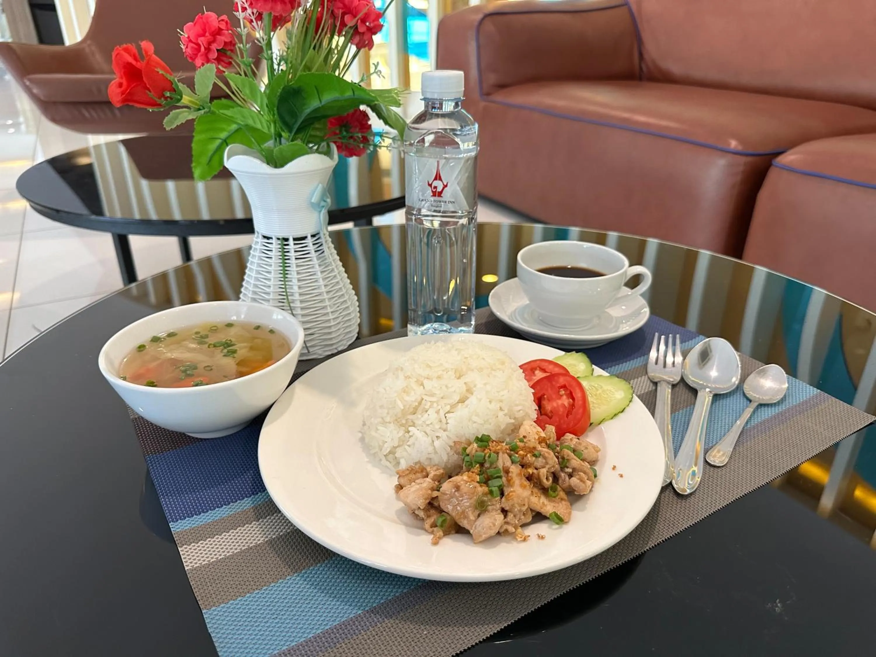 Breakfast in Grand Tower Inn Sathorn Hotel