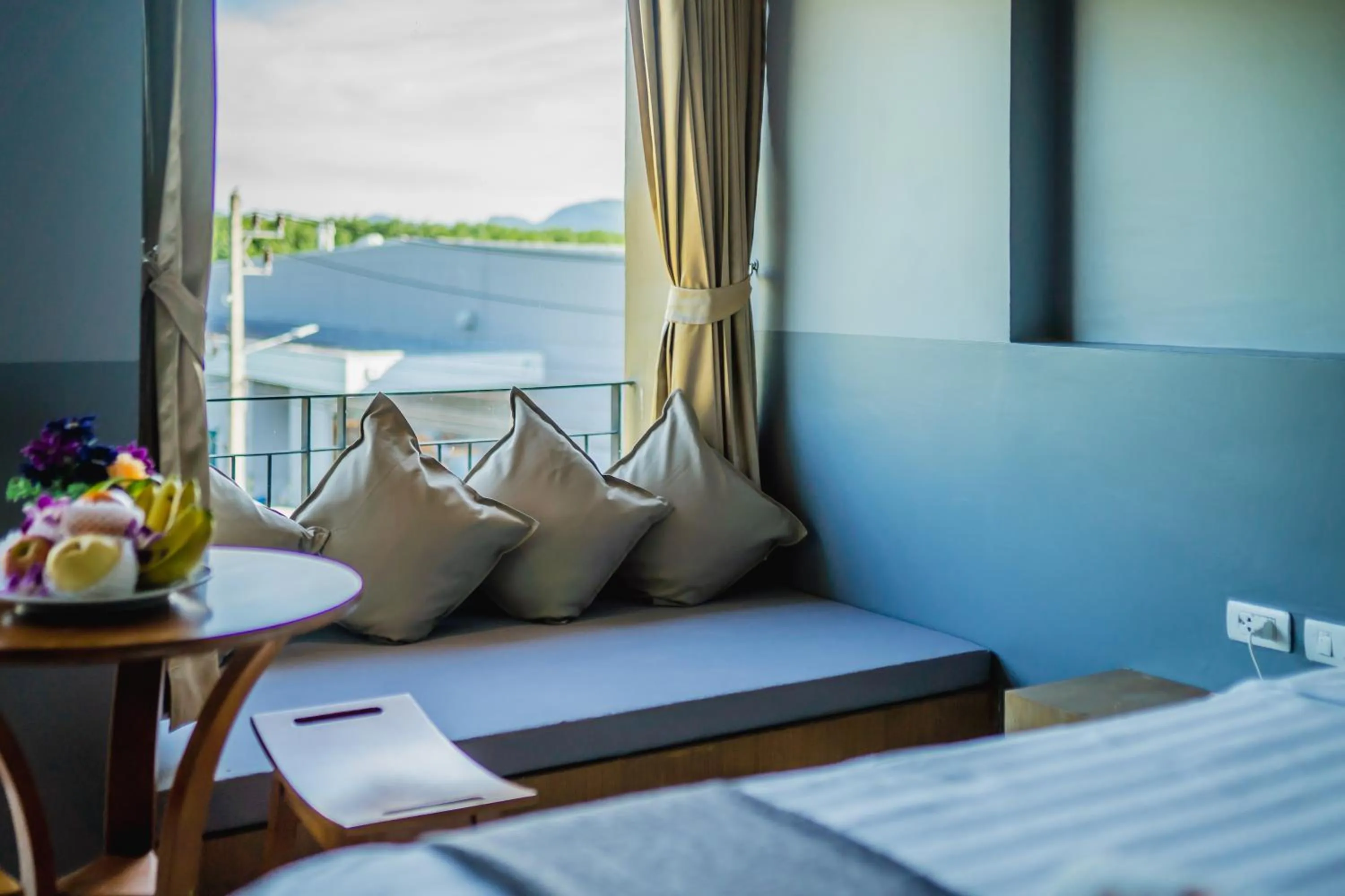 Balcony/Terrace, Bed in The Rubber Hotel Phuket